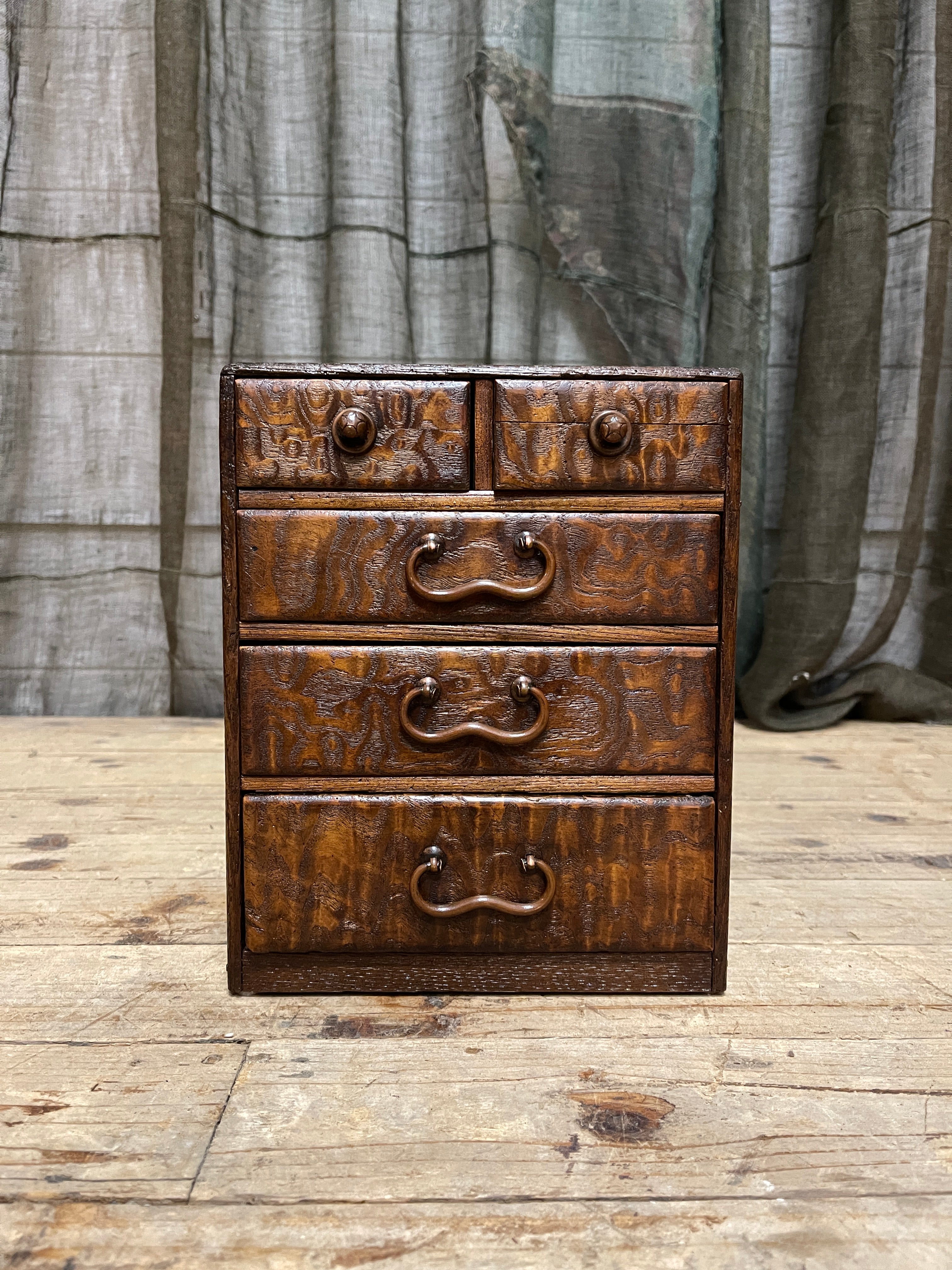 Japanese Five-Drawer Sewing Box - 1920's