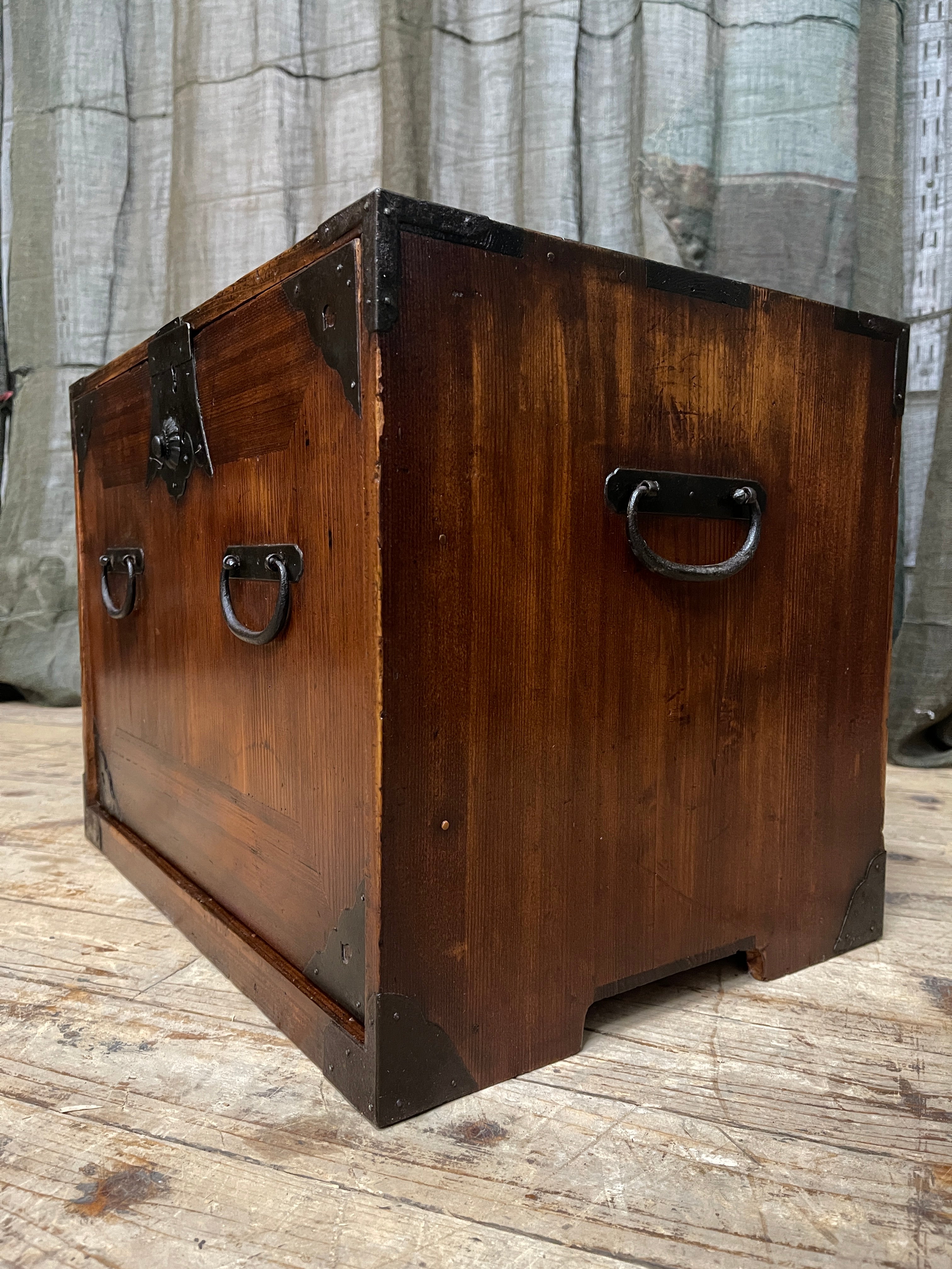 Japanese Small Document Chest - Cypress | Meiji