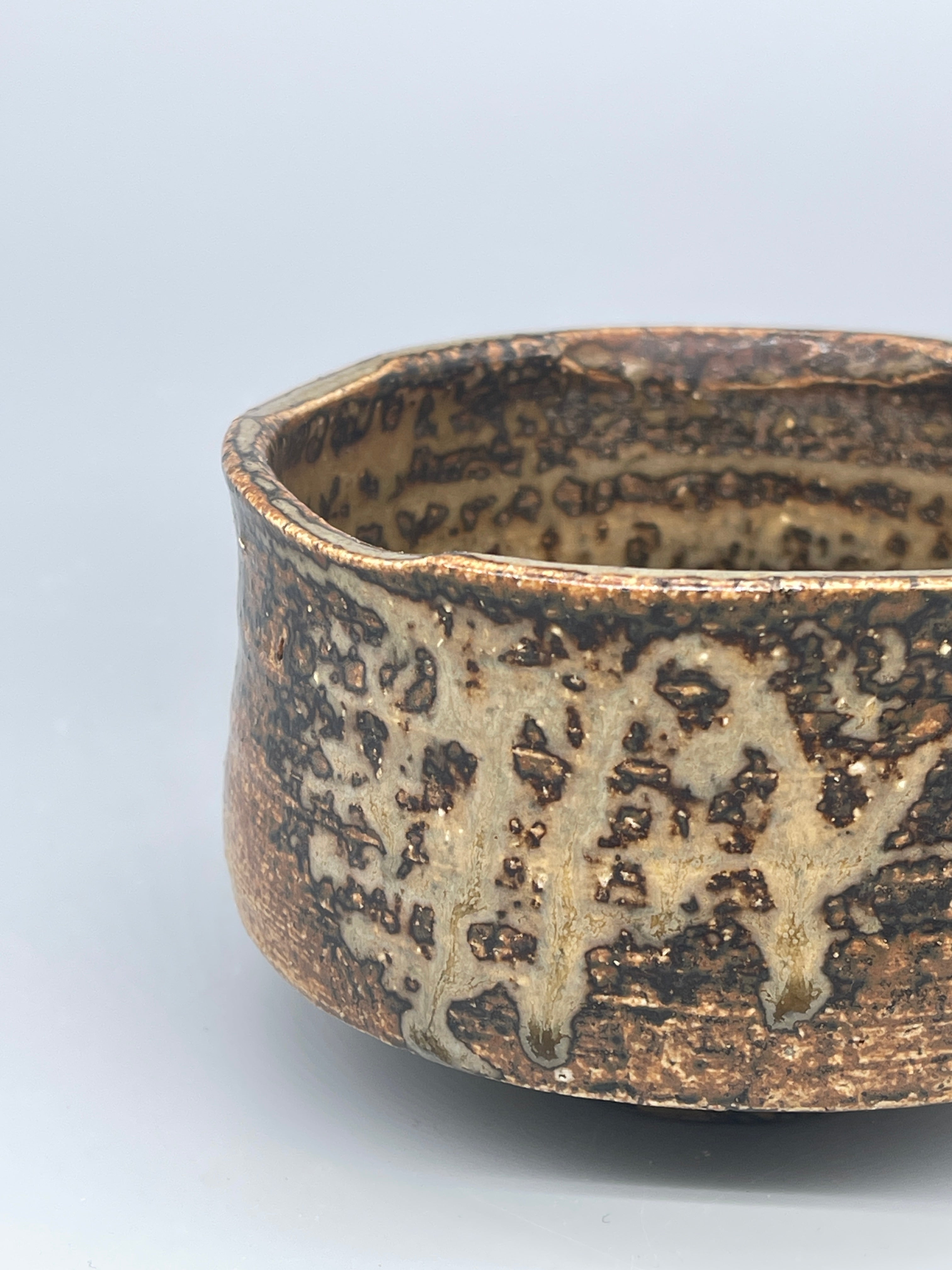Vintage Japanese Matcha Bowl, Chawan - Brown, Earthy Glaze