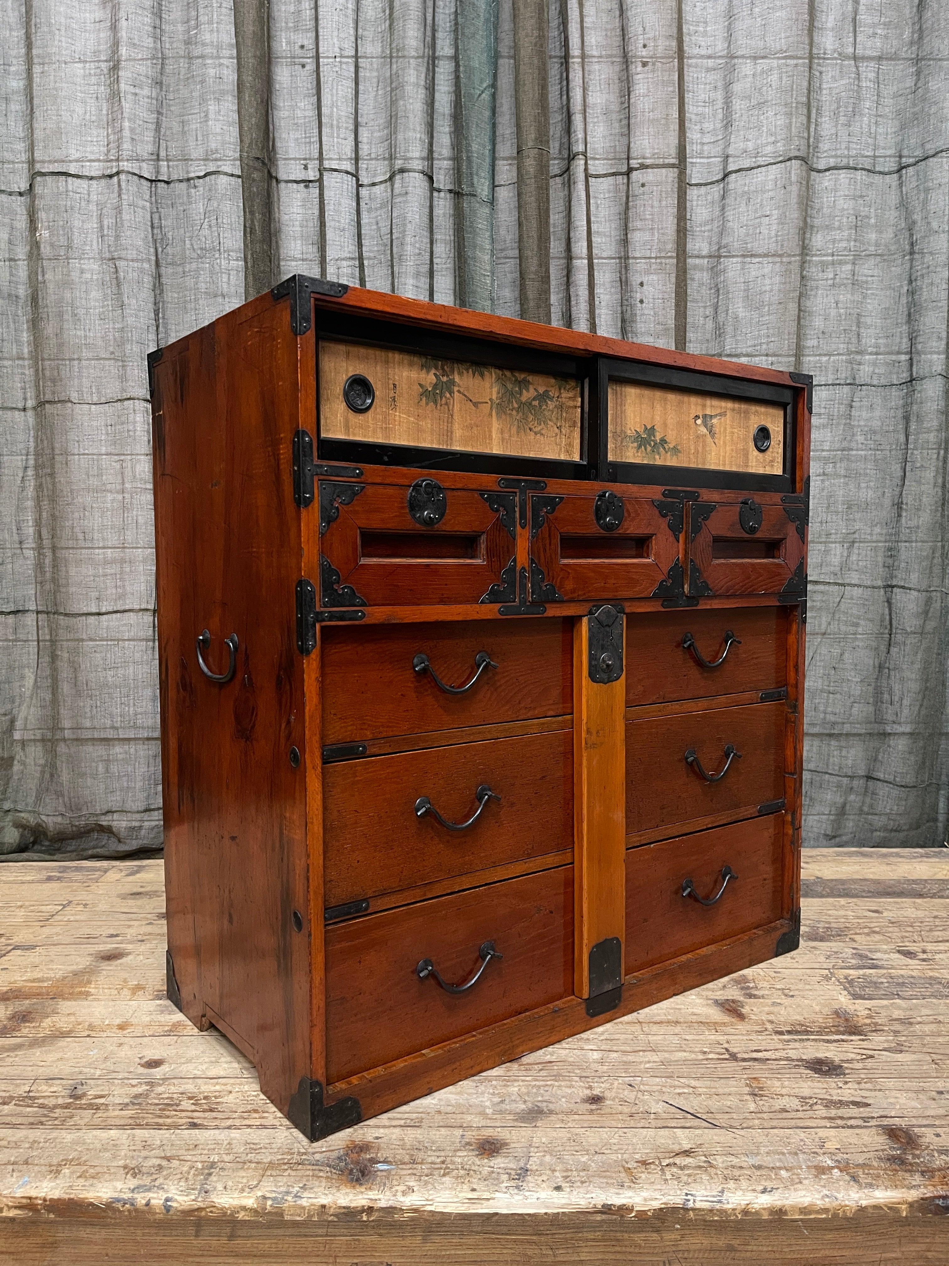 Japanese Storage Cabinet From Gifu - Cypress | Meiji
