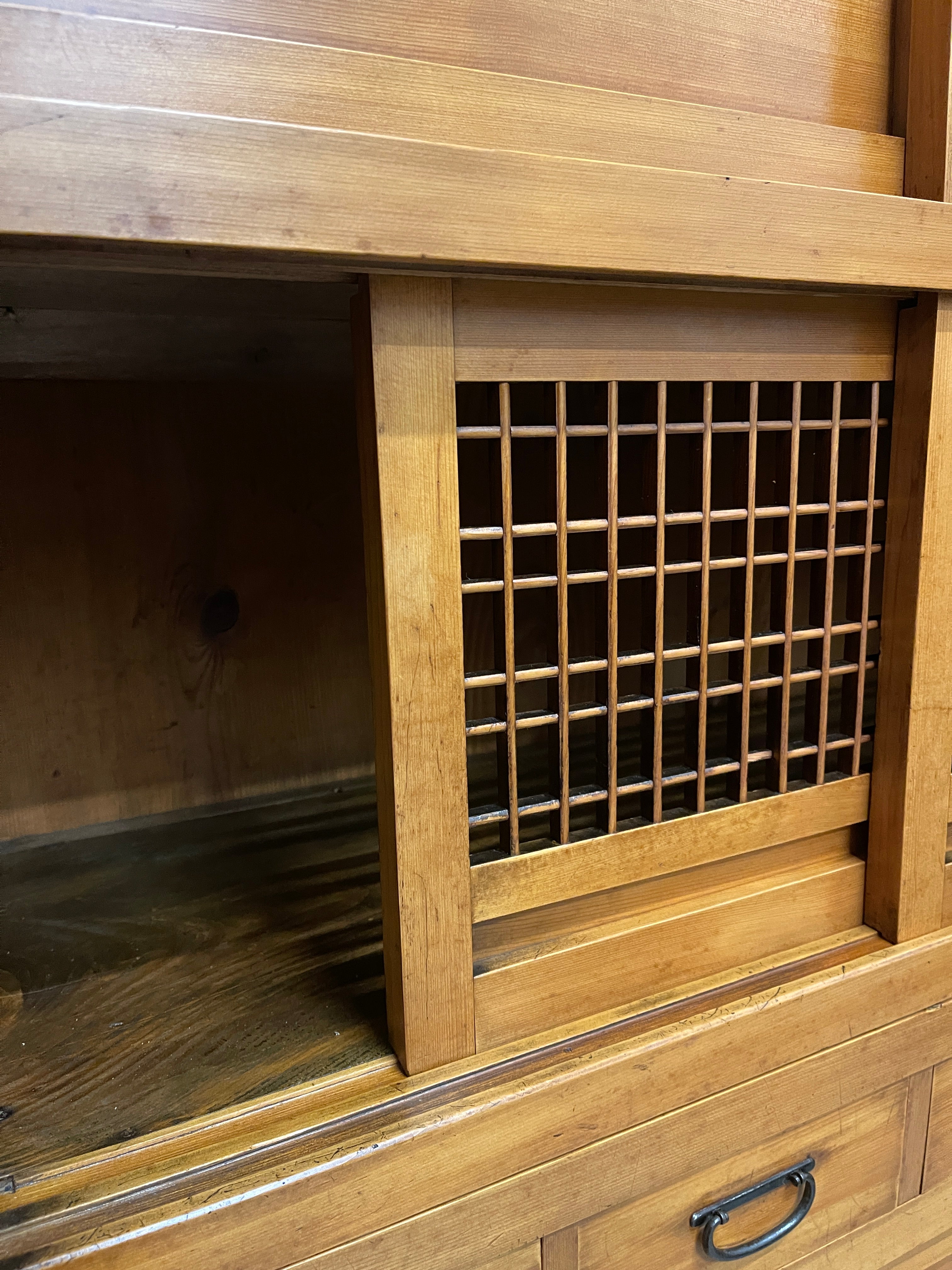 Mizuya, Antique Japanese Kitchen Cabinet - Cedar & Cypress | C.1915