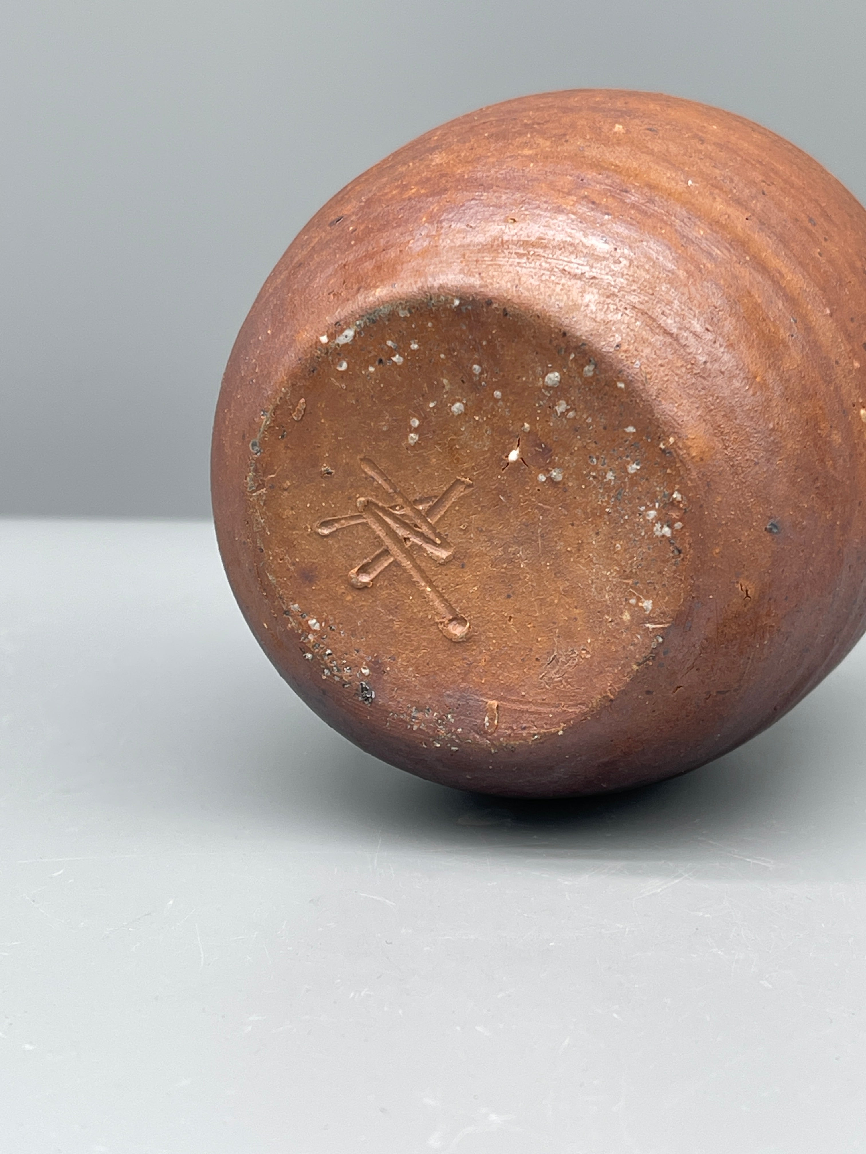 Vintage Japanese Bizen-Ware Tokkuri, Sake Pourer