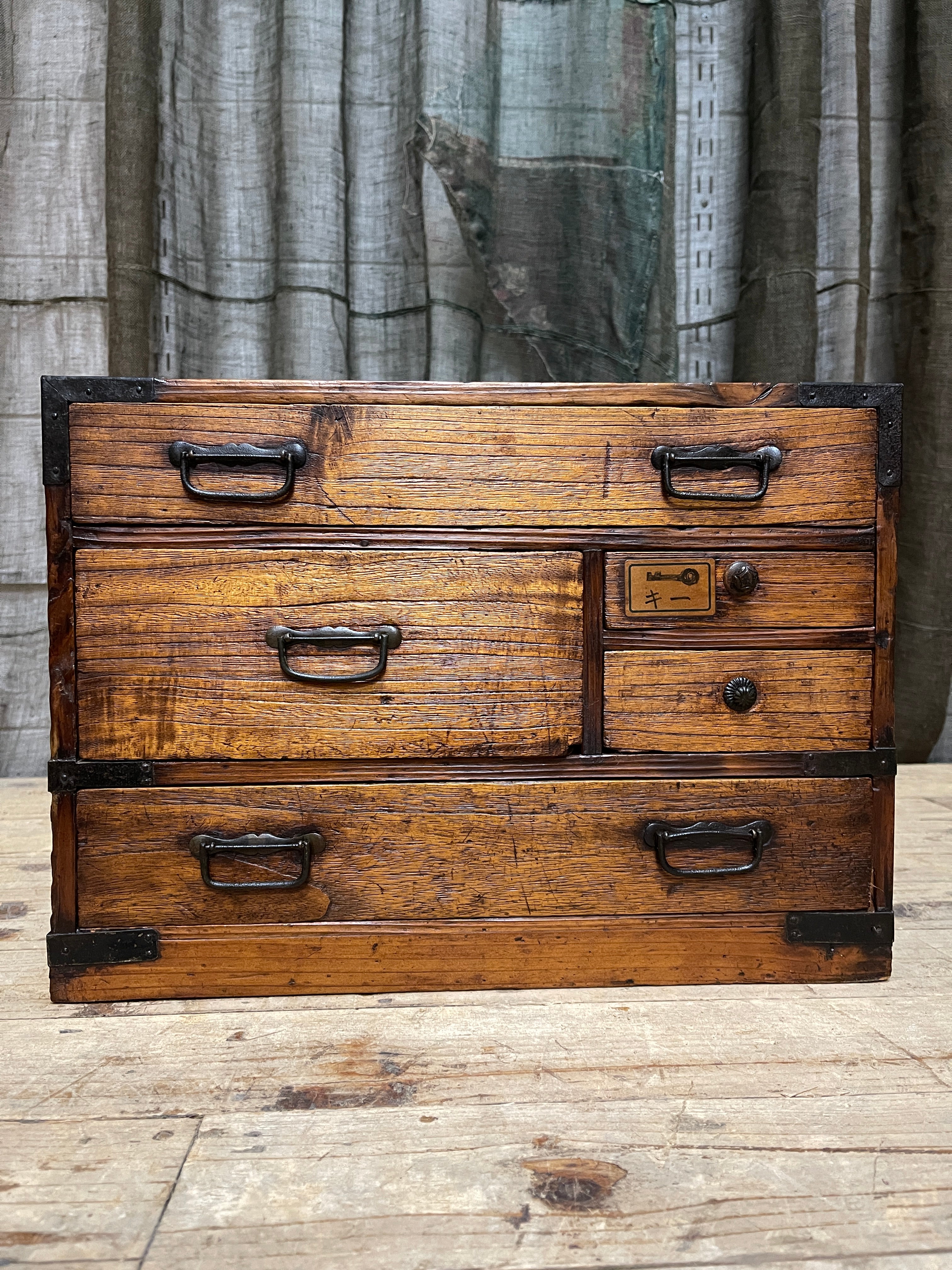 Japanese 5 Drawer Chest - Cedar & Paulownia | Taisho