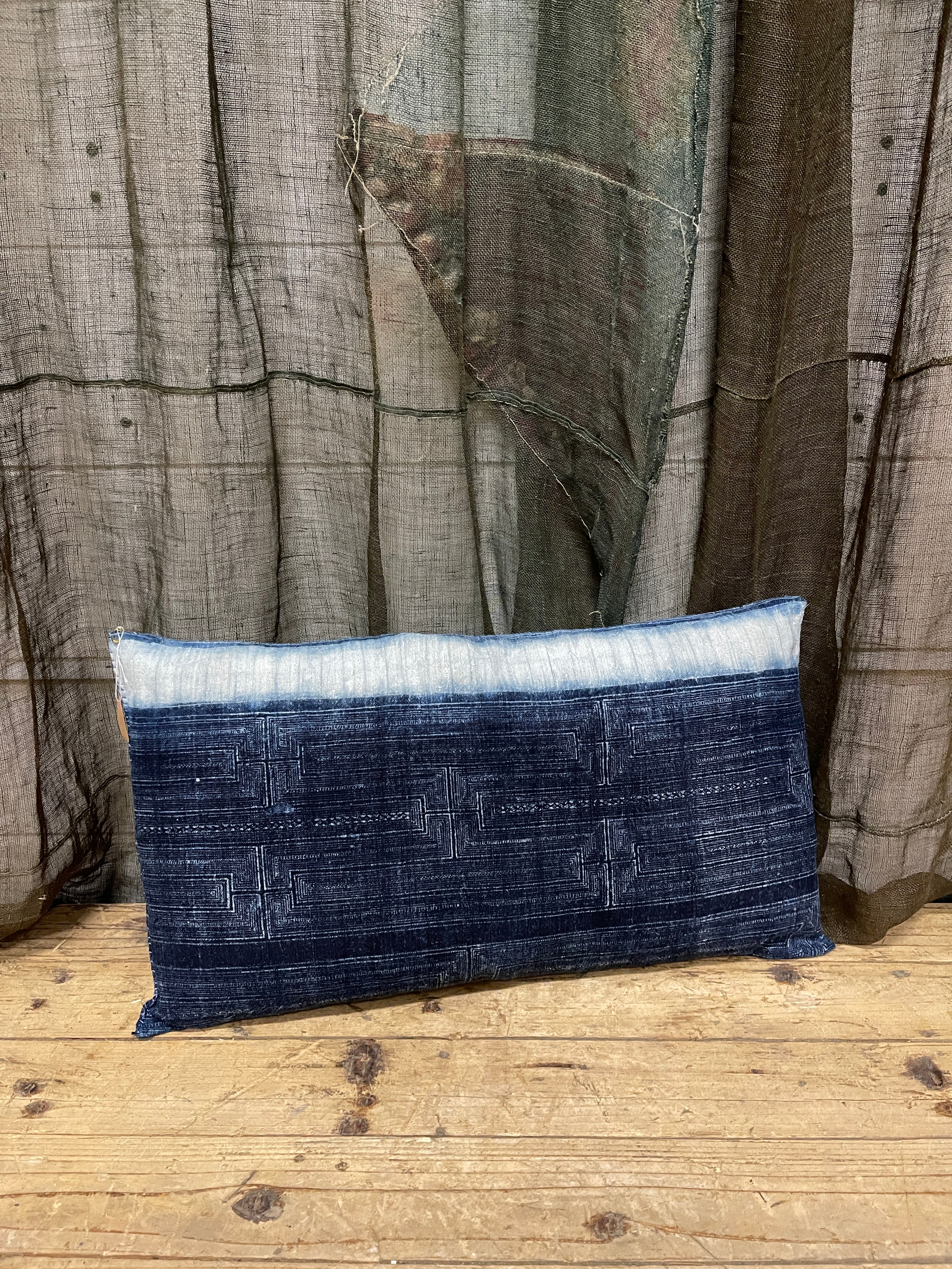 Cushion Covered with handwoven Cotton