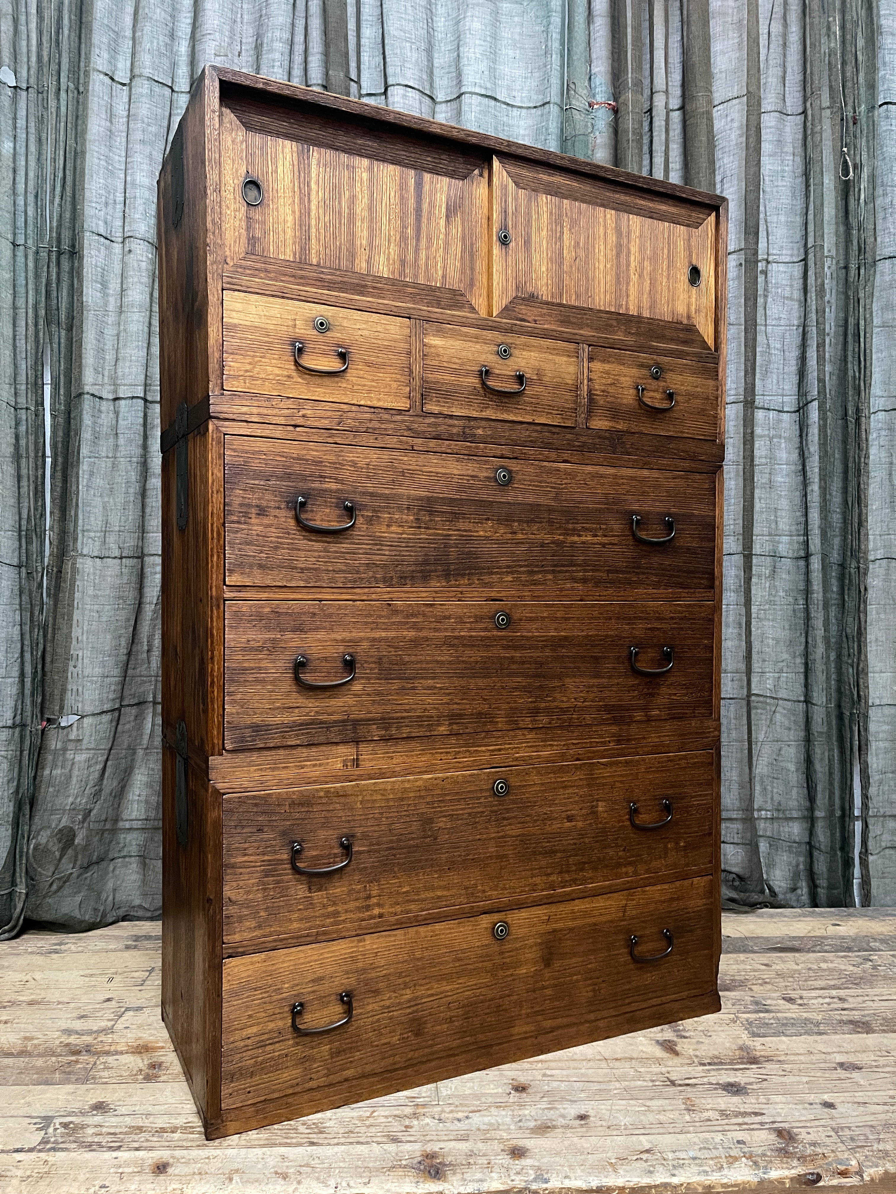 Vintage Japanese Kimono Storage Chest of Drawers - Paulownia | c.1930