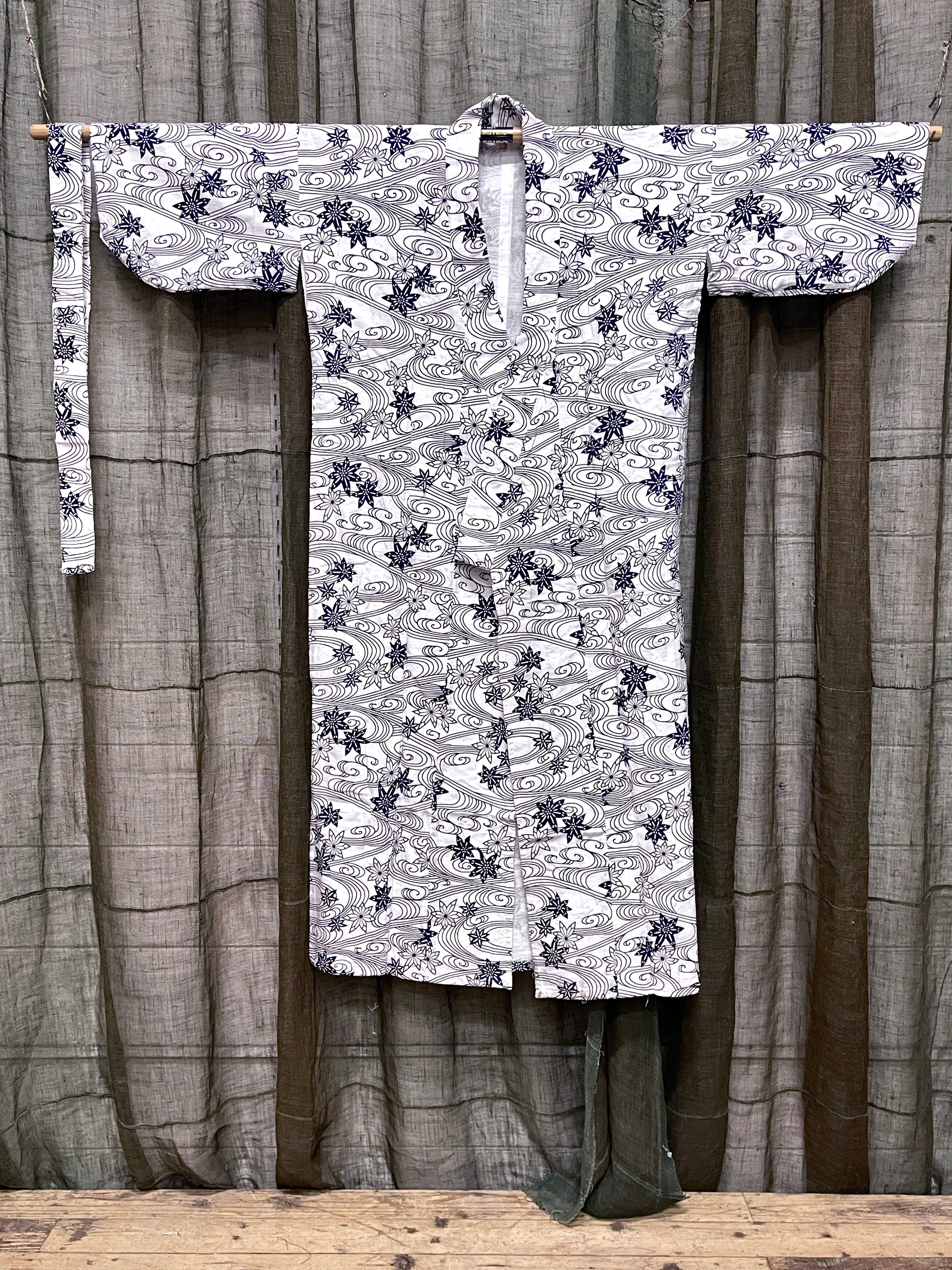 Nemaki, Japanese Cotton House Robe - Unisex
