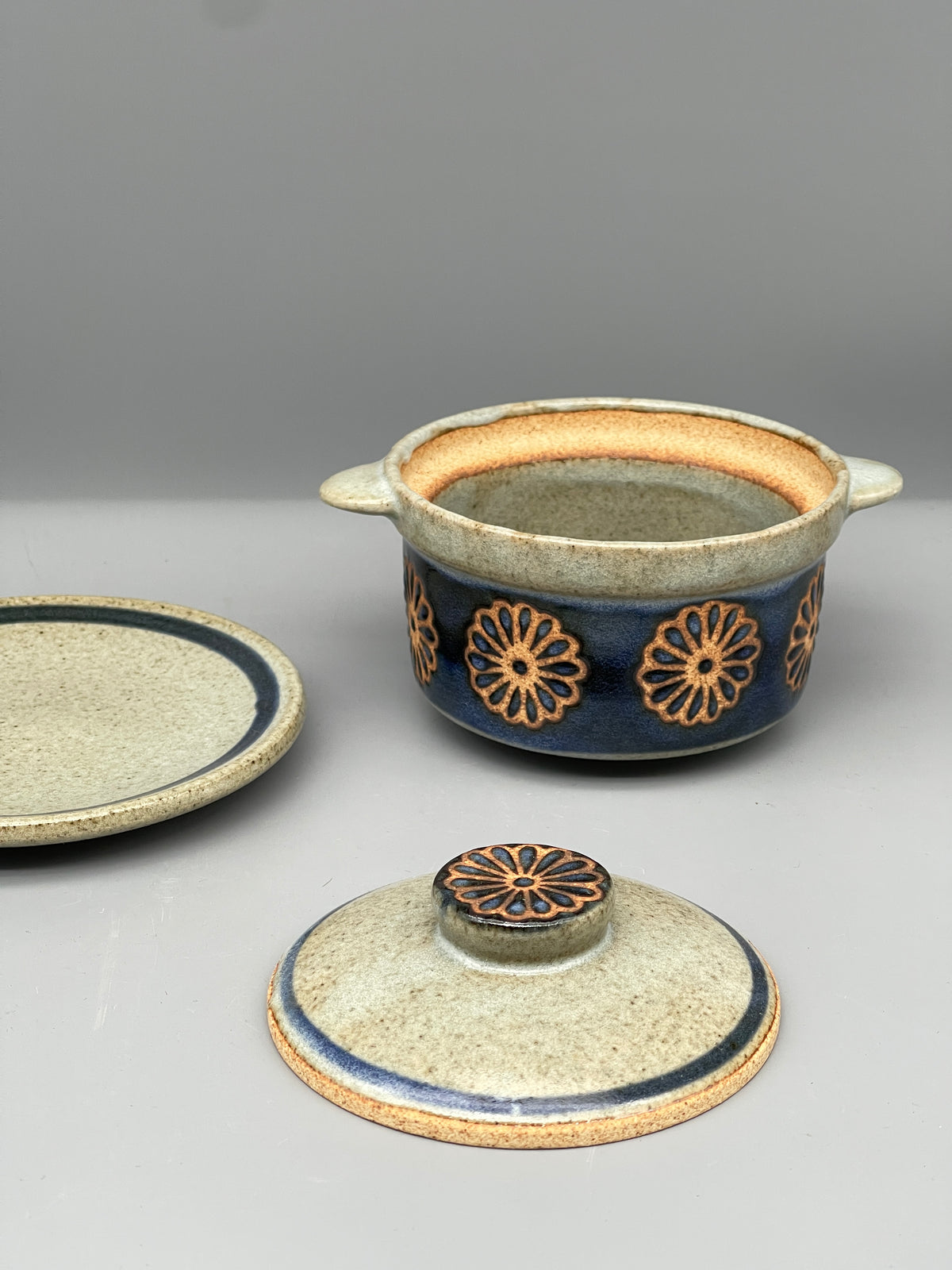 Vintage Japanese Mini Gratin Dish, Set of 5