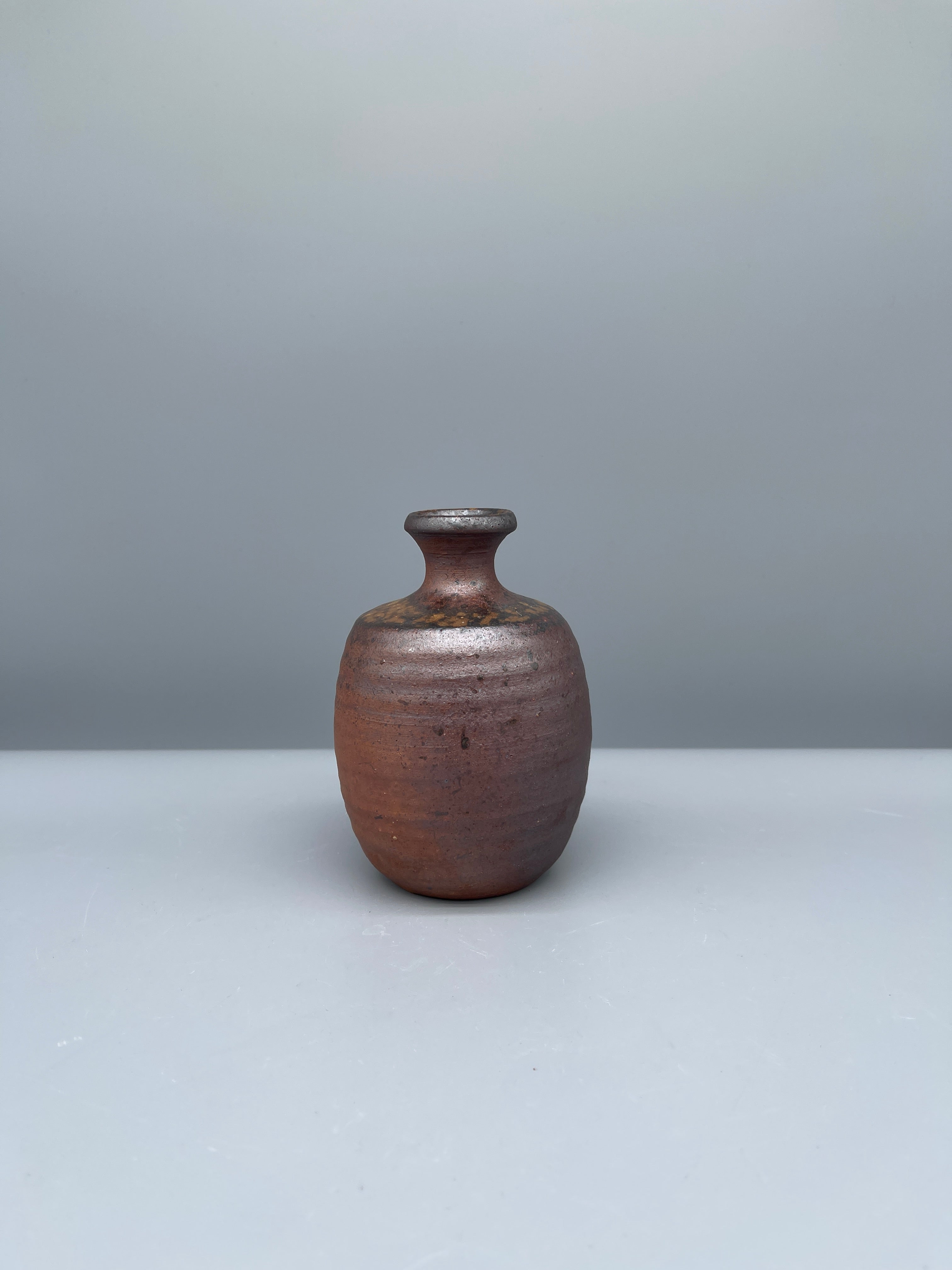 Vintage Japanese Bizen-Ware Tokkuri, Sake Pourer
