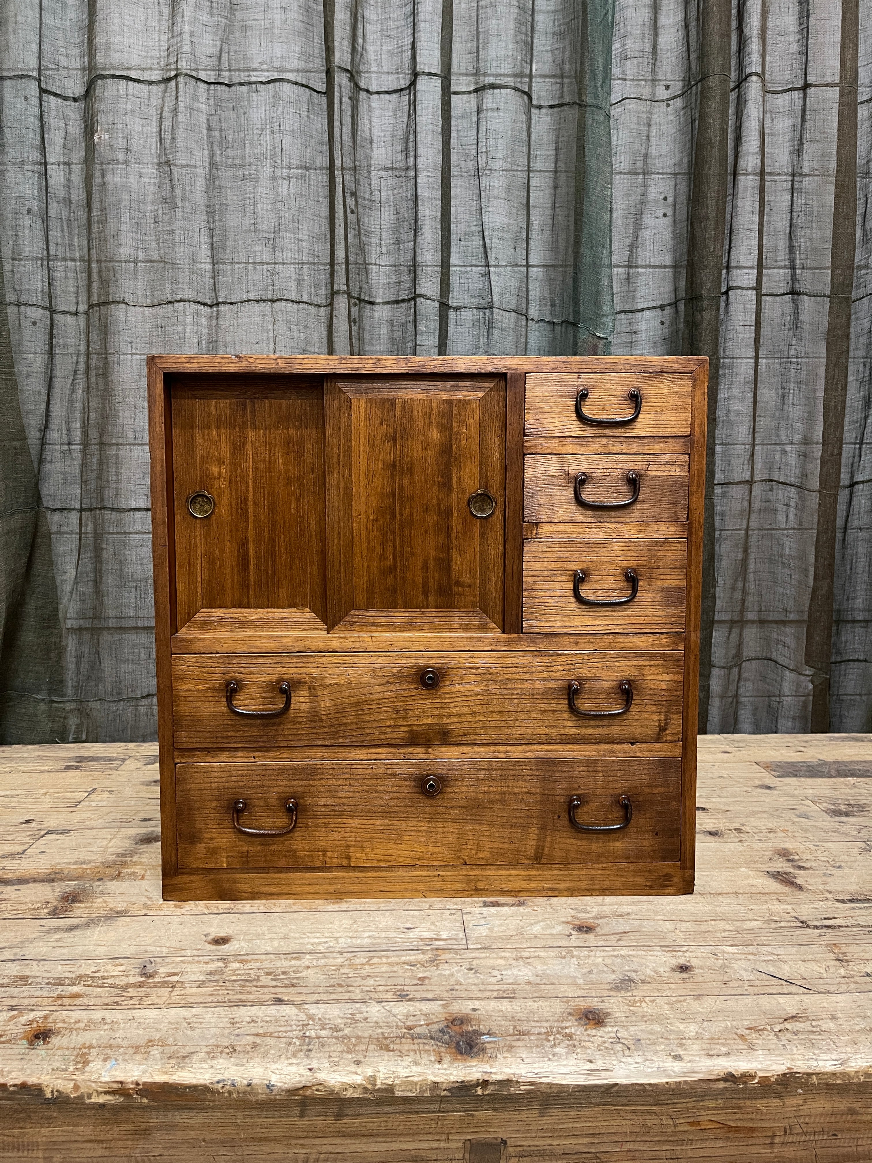 Ko Dansu, Japanese Side Cabinet - Paulownia | Taisho