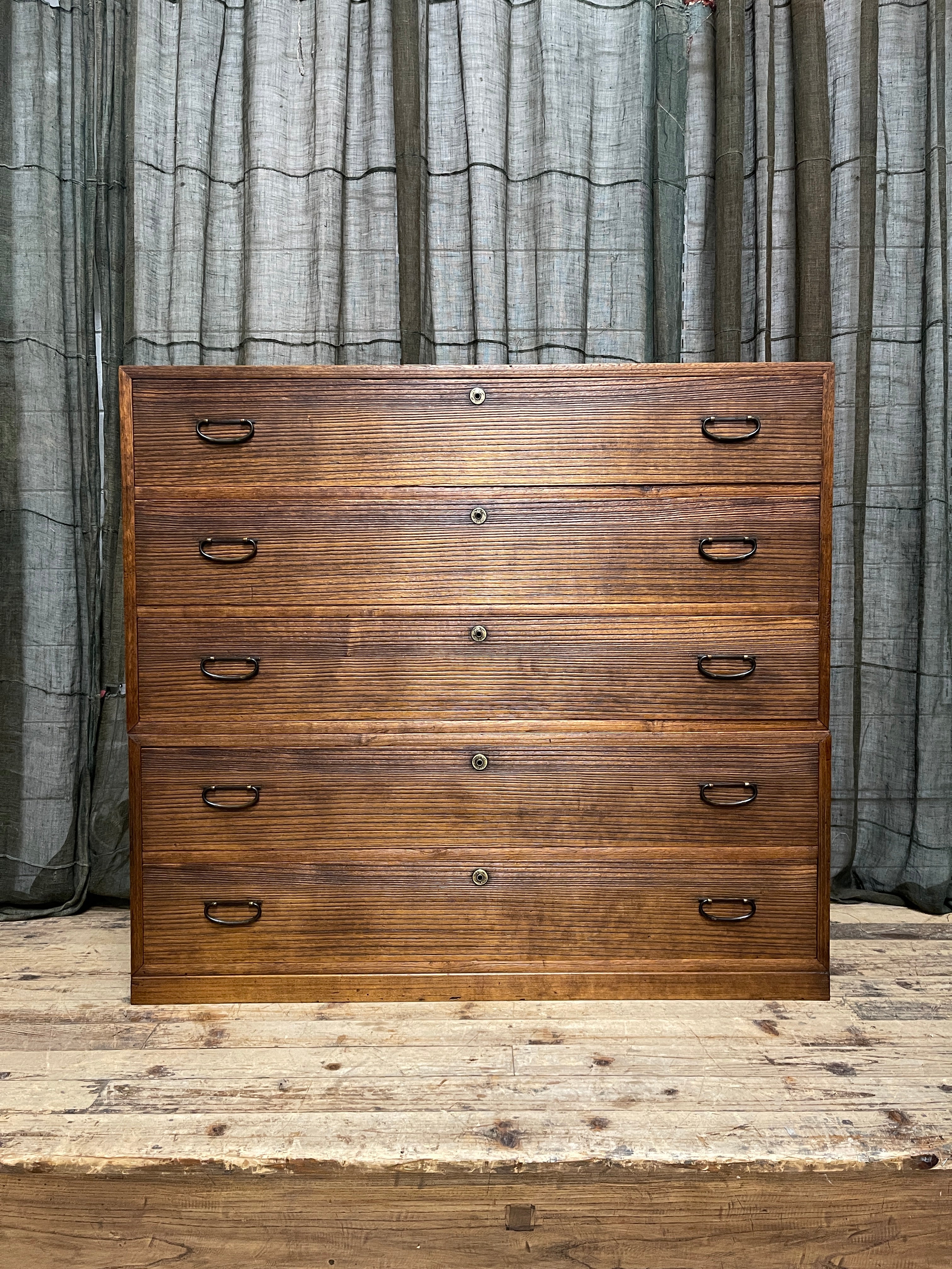 Japanese Chest-on-Chest, Isho Dansu - Showa c.1930