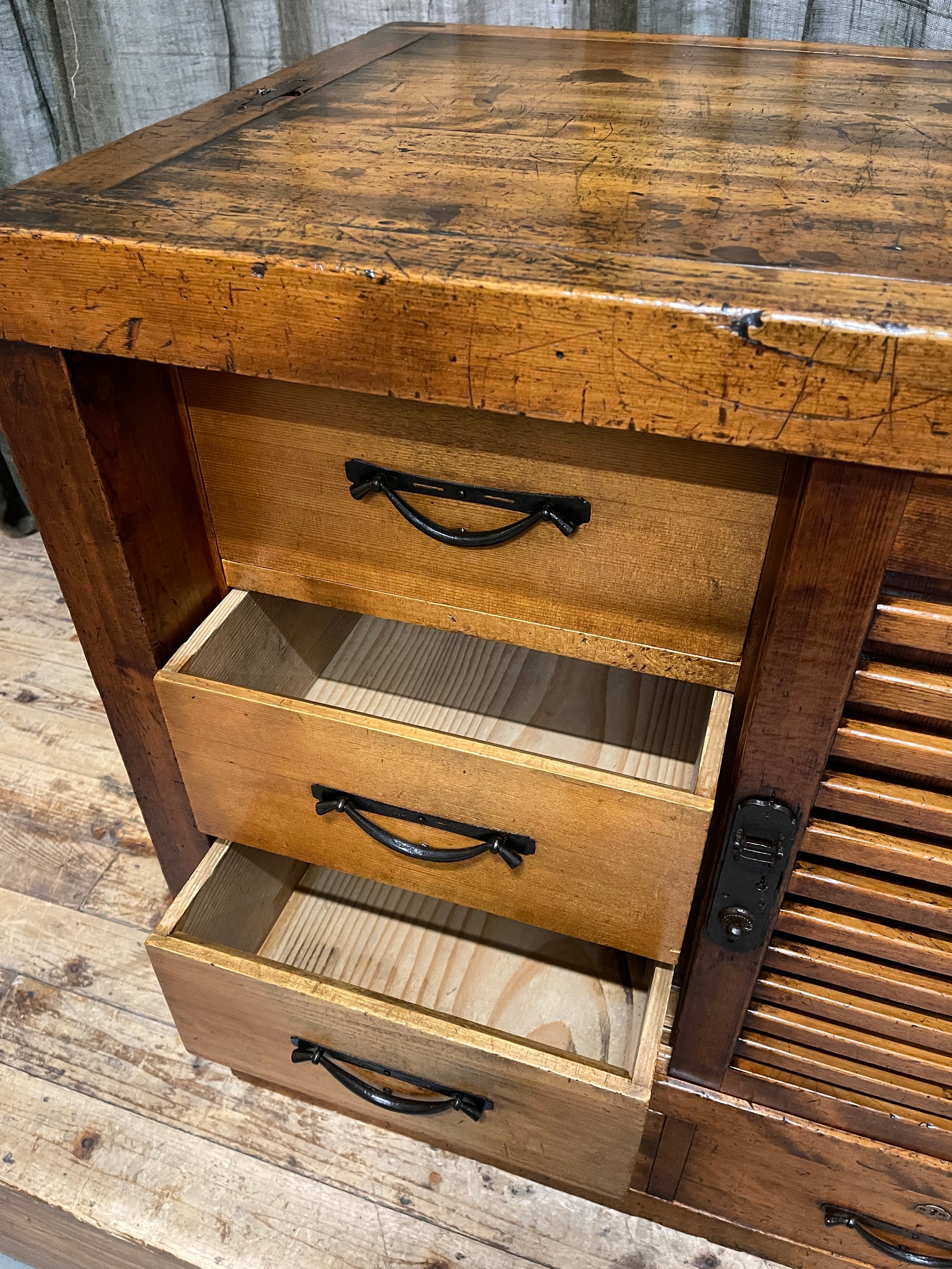 Mingei Dansu, Japanese Storage Cabinet - Cypress & Cedar | Meiji