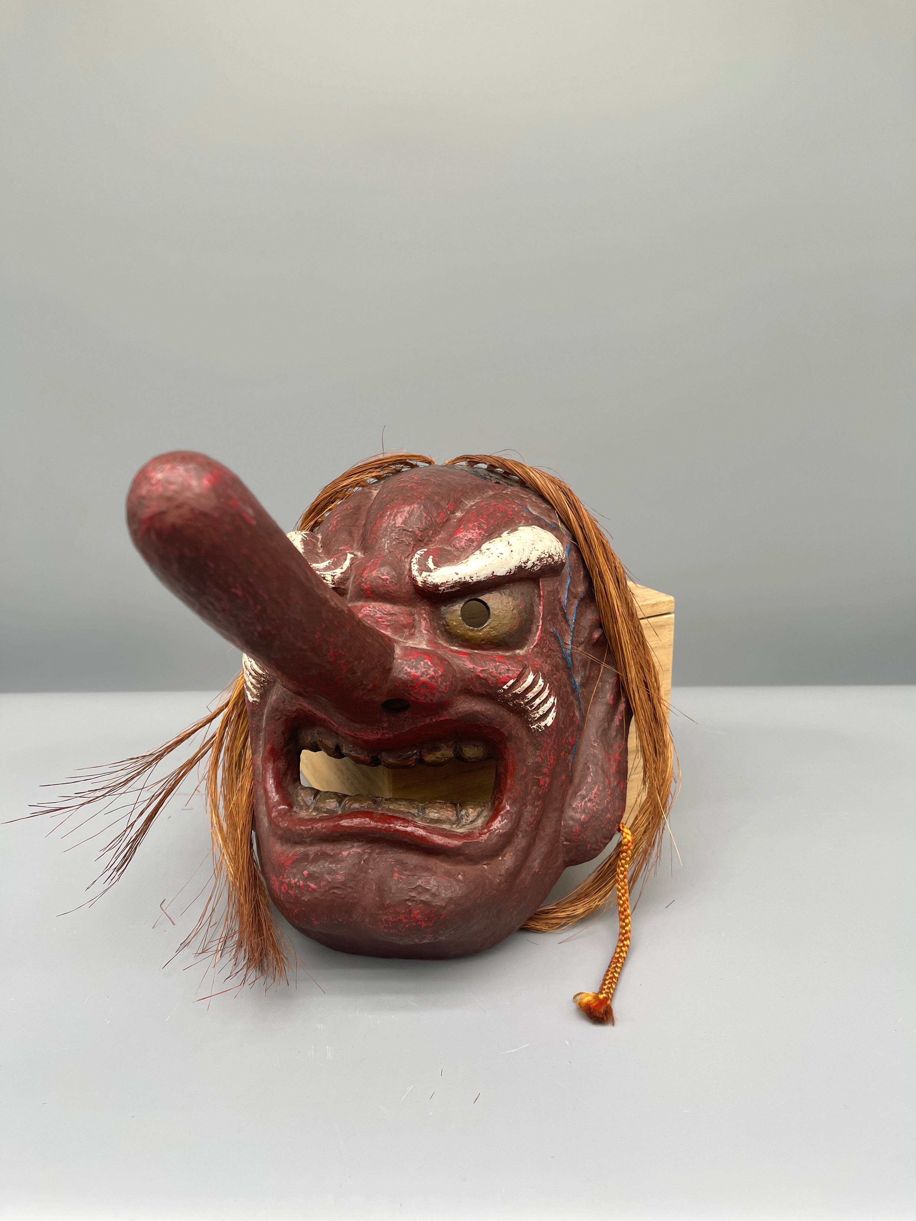 Vintage Japanese Tengu Mask