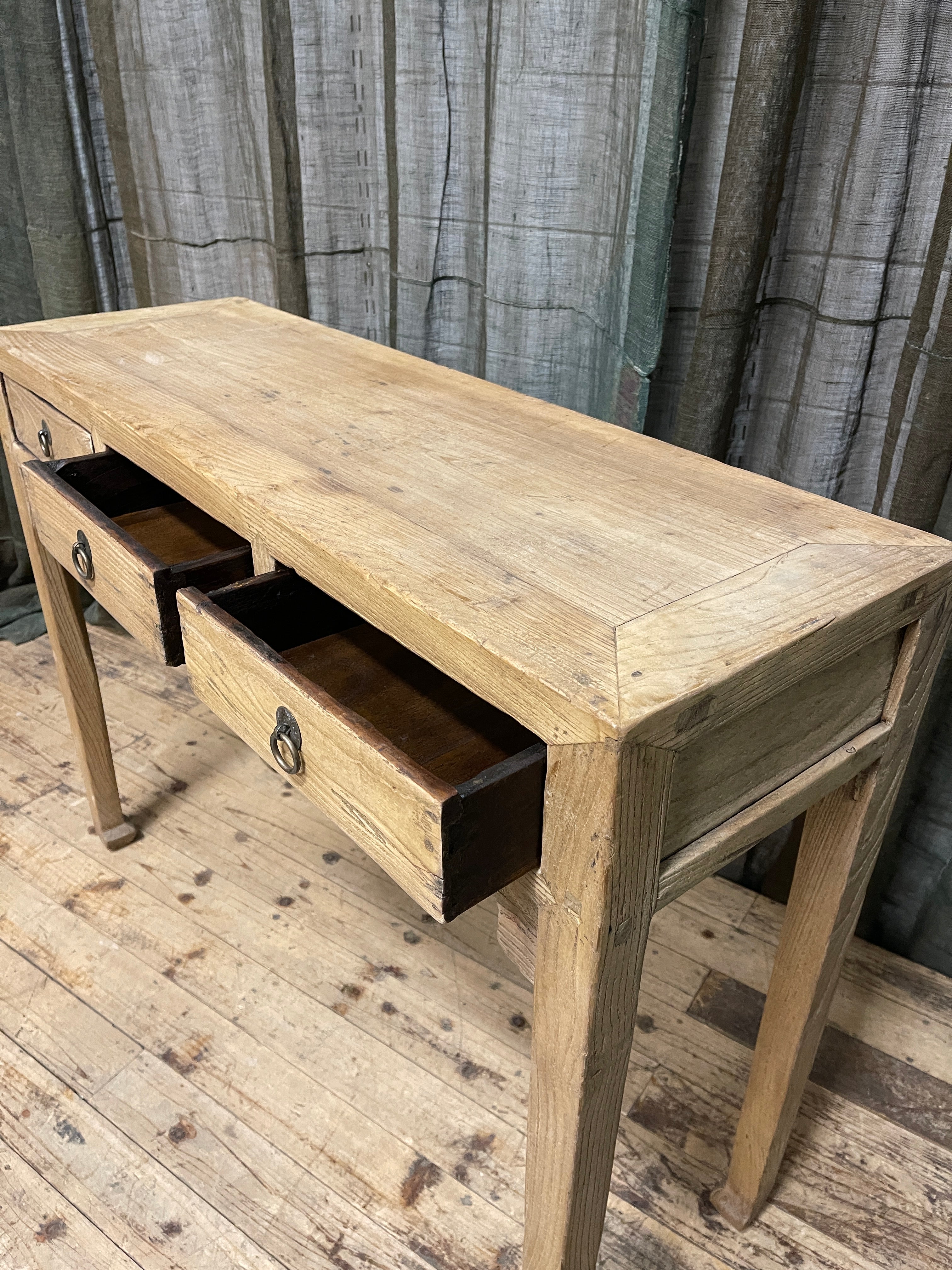 Antique Chinese Hall Table | Elm