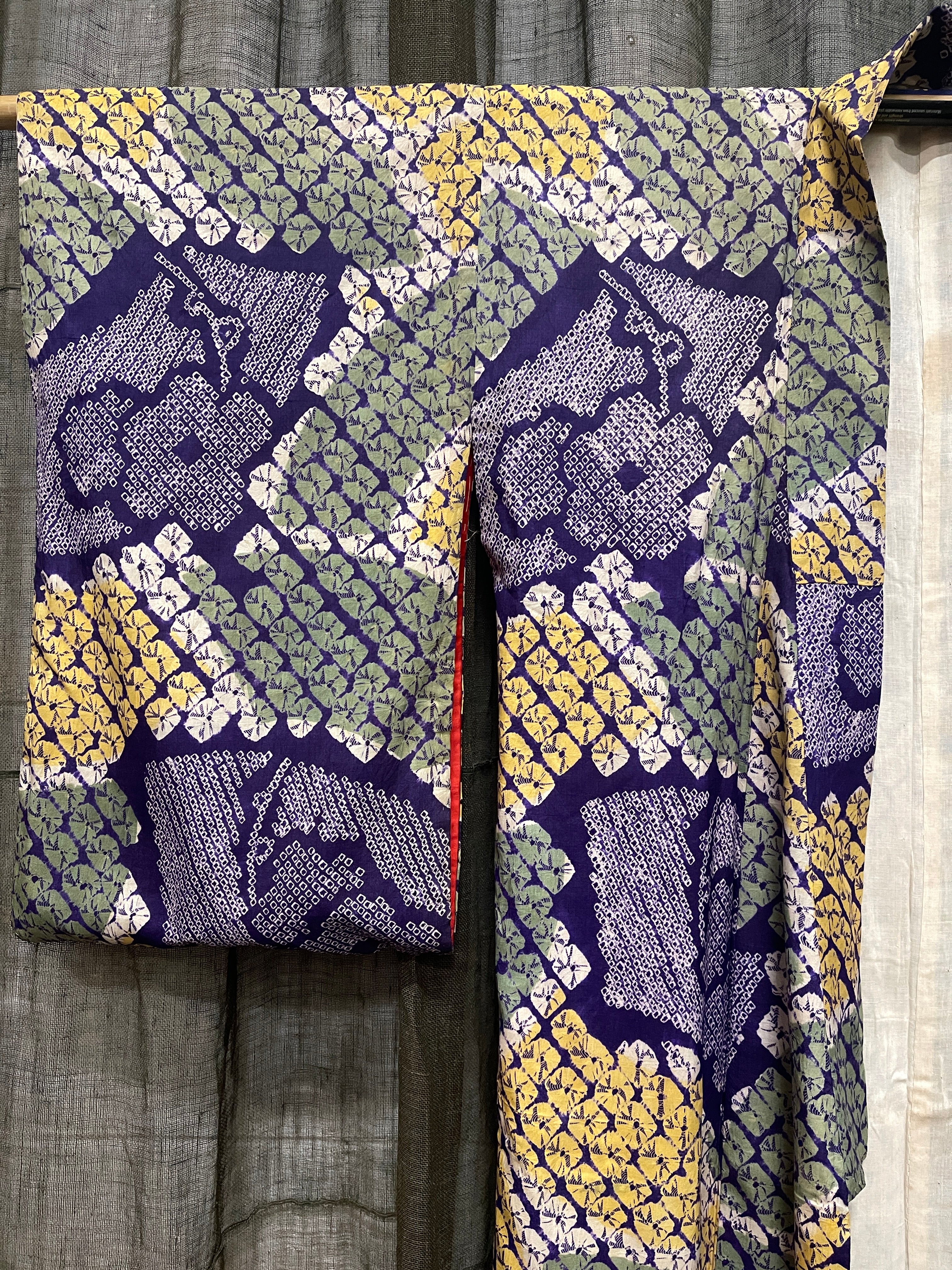 Vintage Japanese Silk Kimono | Shibori, c.1930