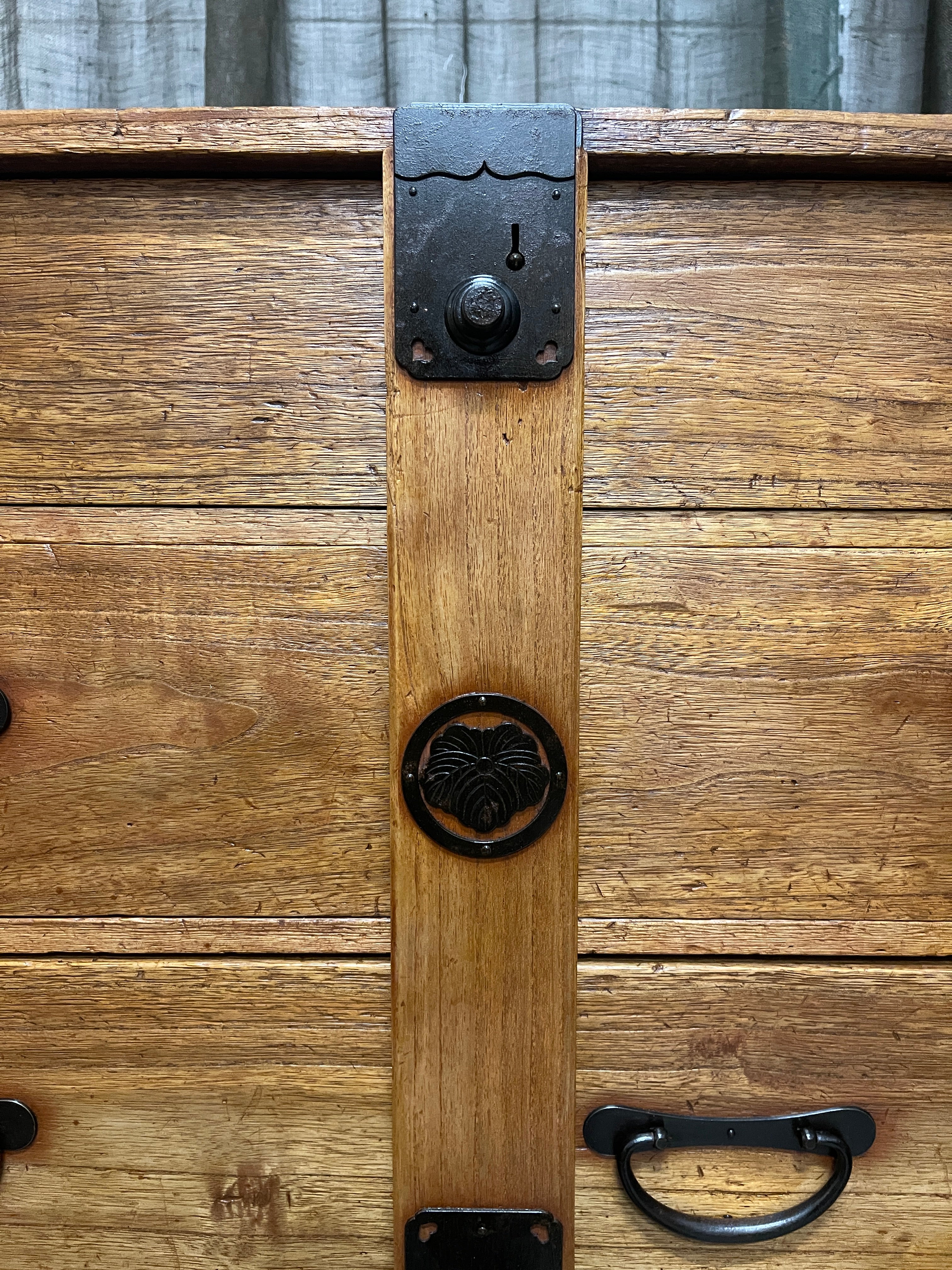 Japanese Kimono Storage Chest-on-Chest, Isho Dansu - Paulownia | Meiji