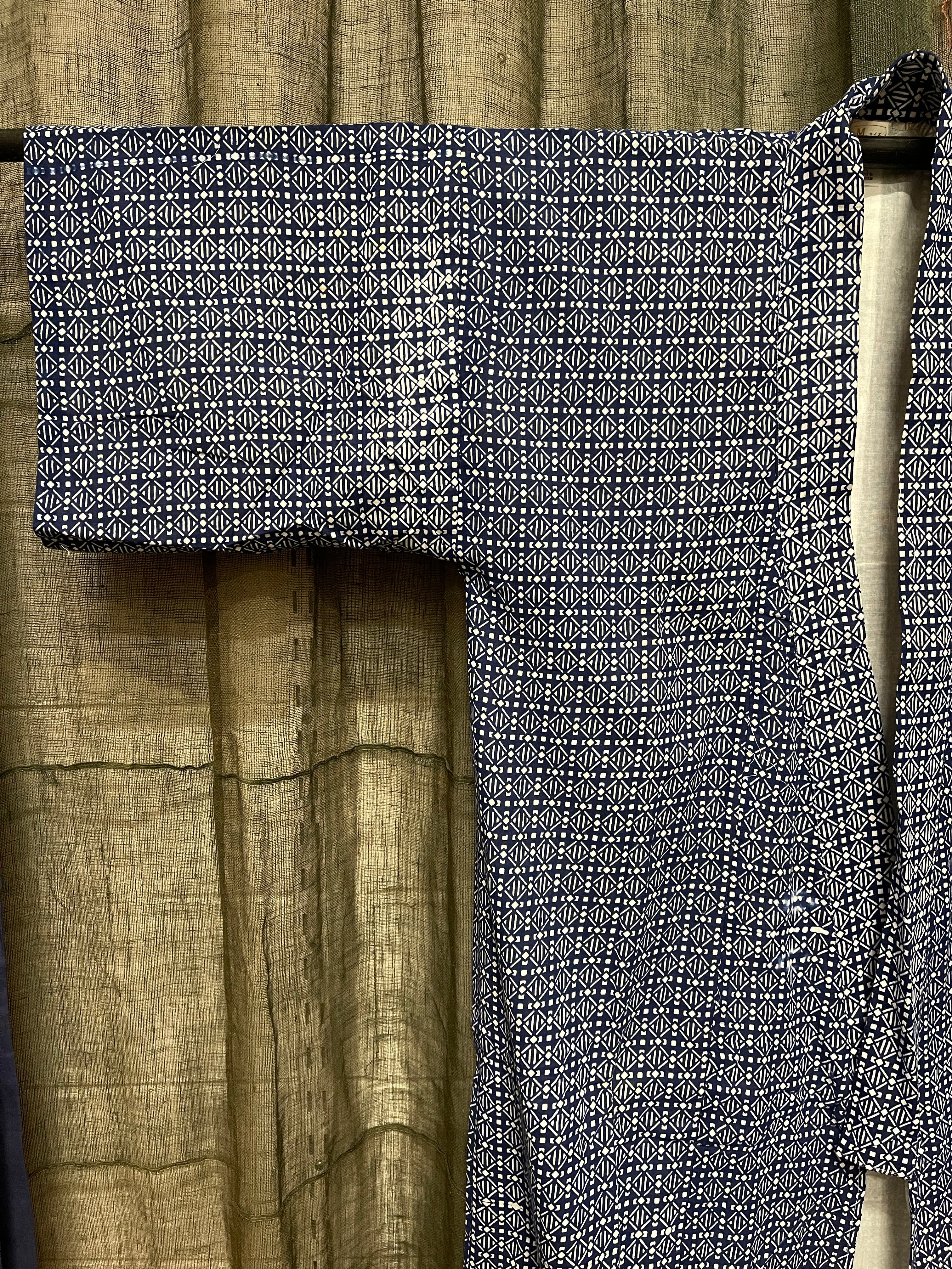 Nemaki, Japanese Cotton House Robe - Unisex