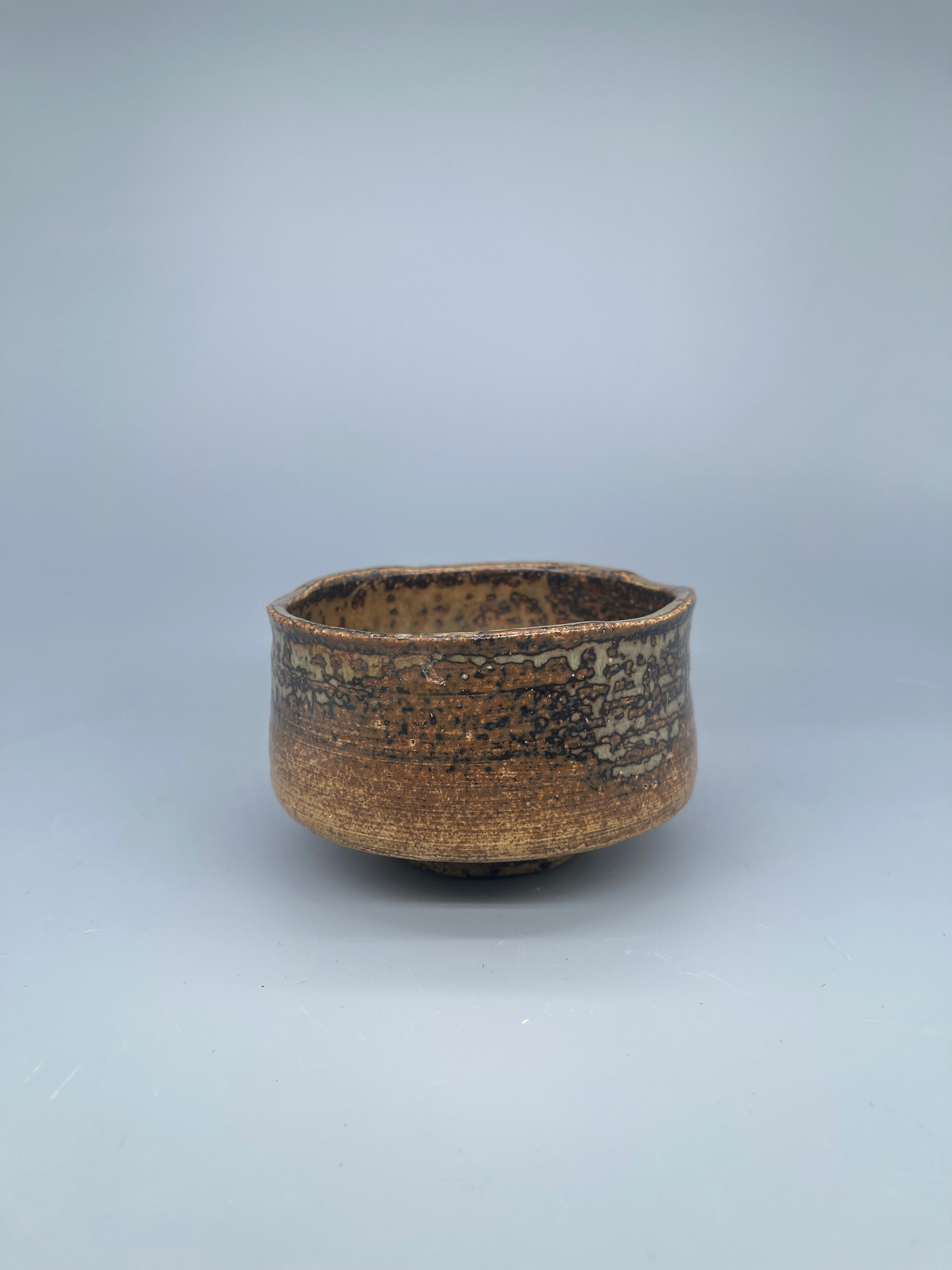 Vintage Japanese Matcha Bowl, Chawan - Brown, Earthy Glaze