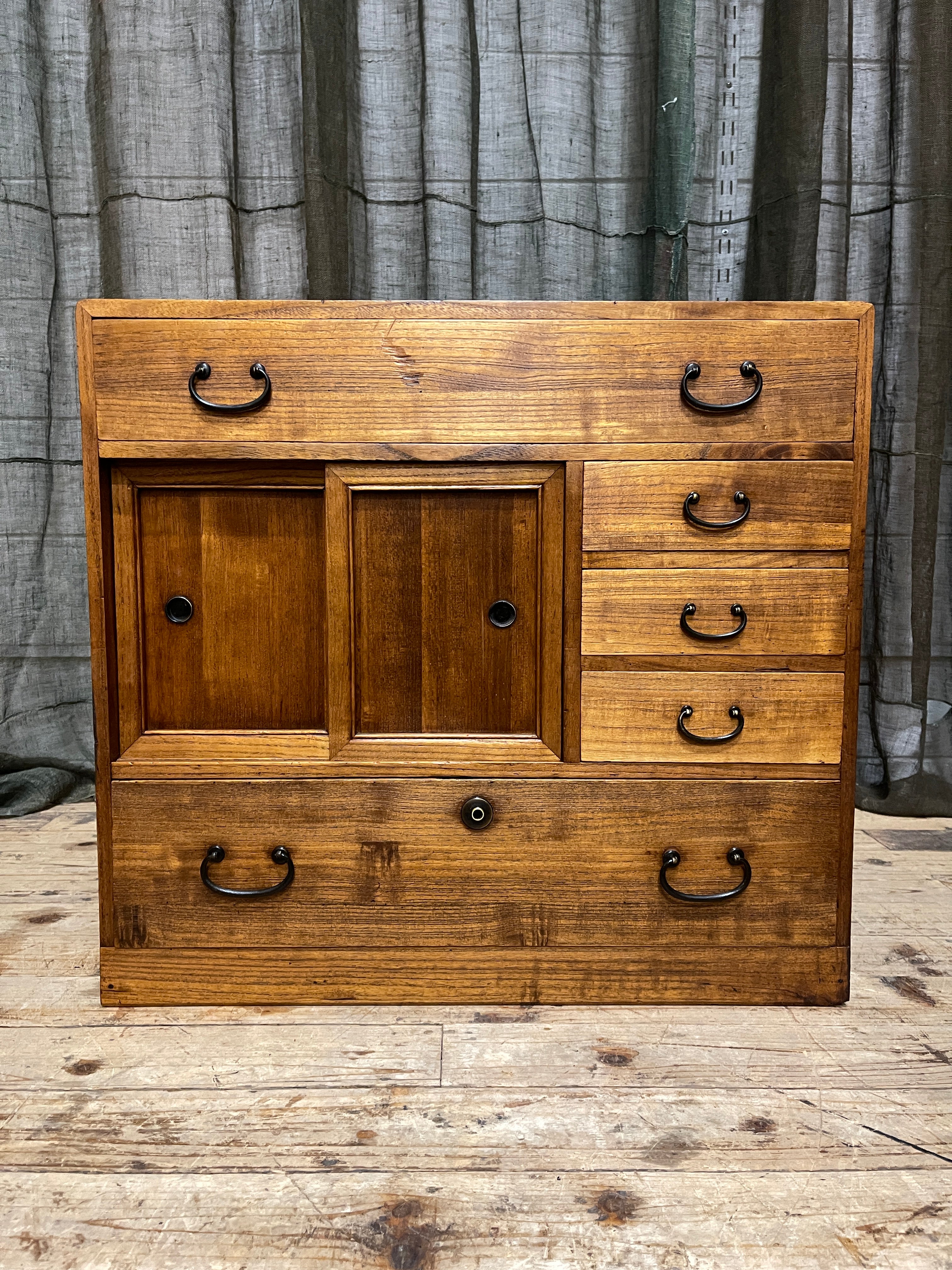 Ko Dansu, Japanese Side Cabinet - Paulownia | Showa