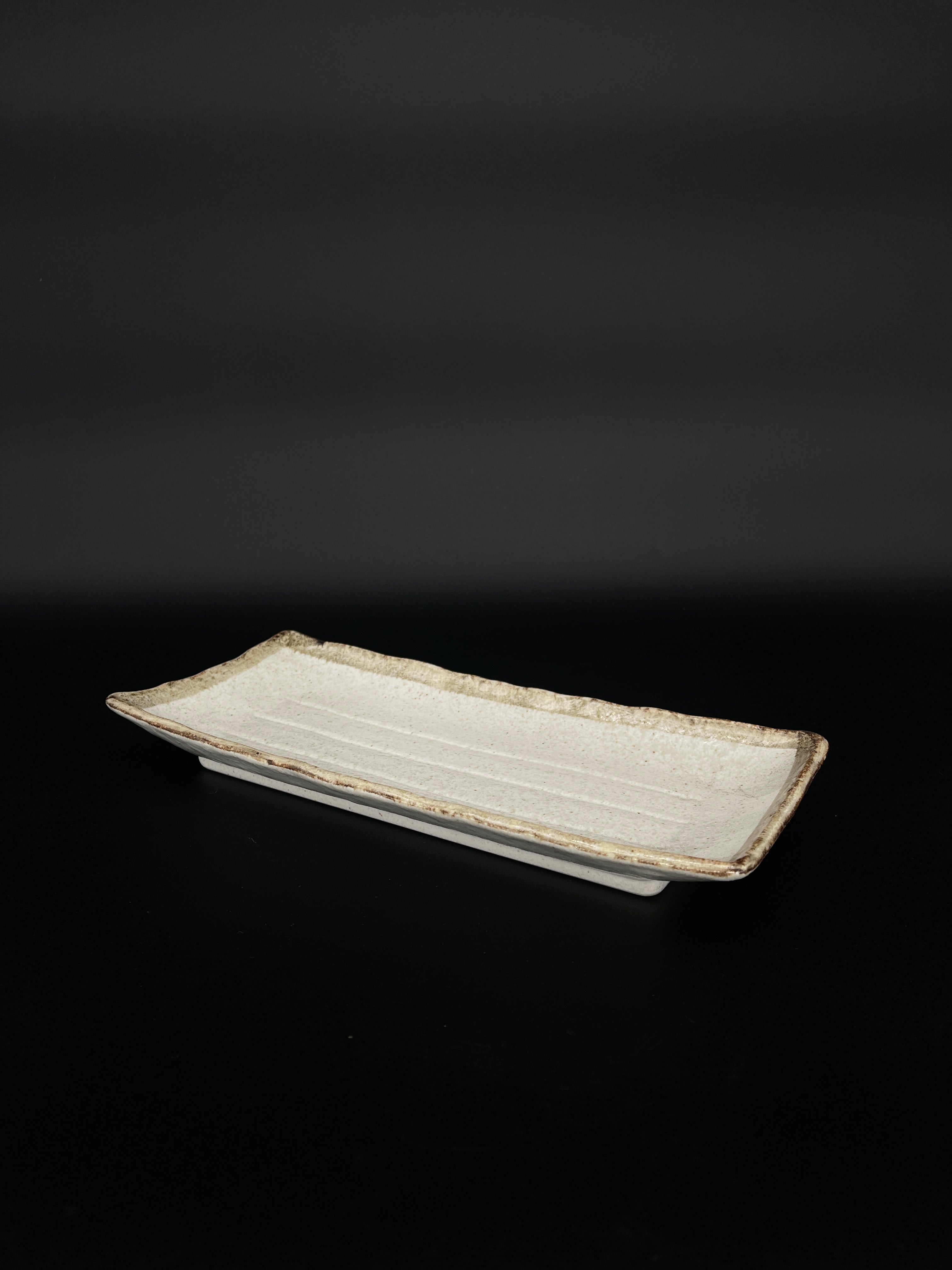 Contemporary Japanese Serving Plate - Off White