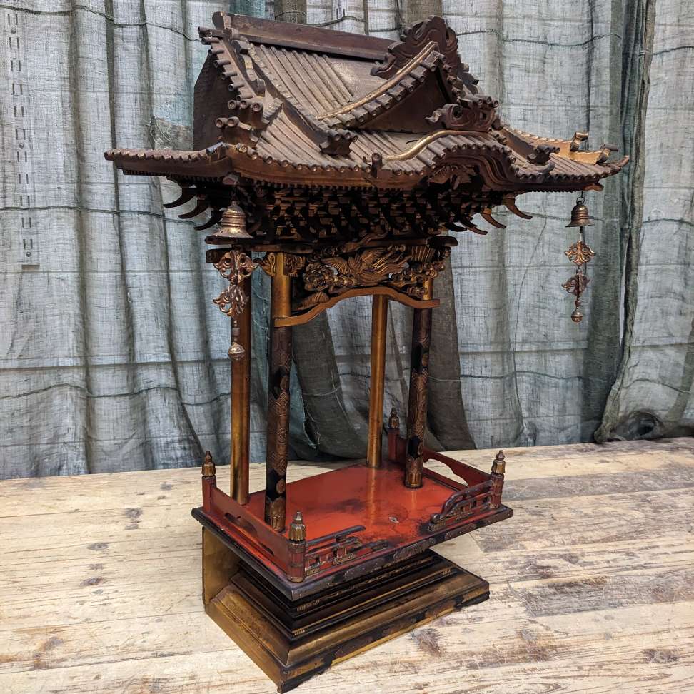 Antique Japanese Shrine - Meiji Period