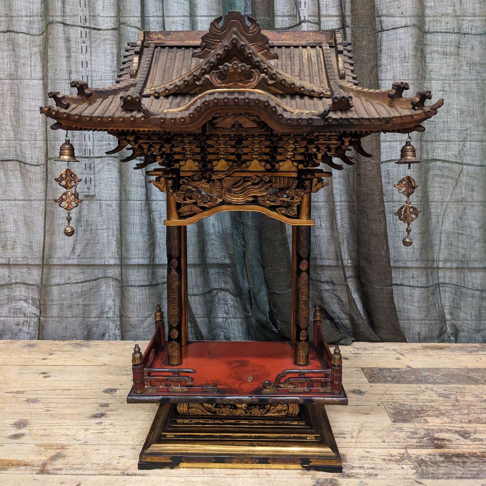 Antique Japanese Shrine - Meiji Period