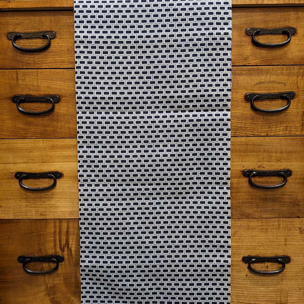 Japanese Yukata Cotton Fabric, Indigo