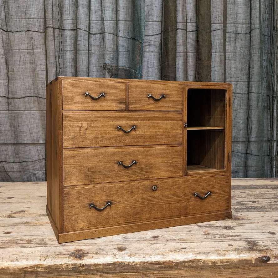 Ko Dansu, Japanese Side Cabinet - Paulownia | 1920's