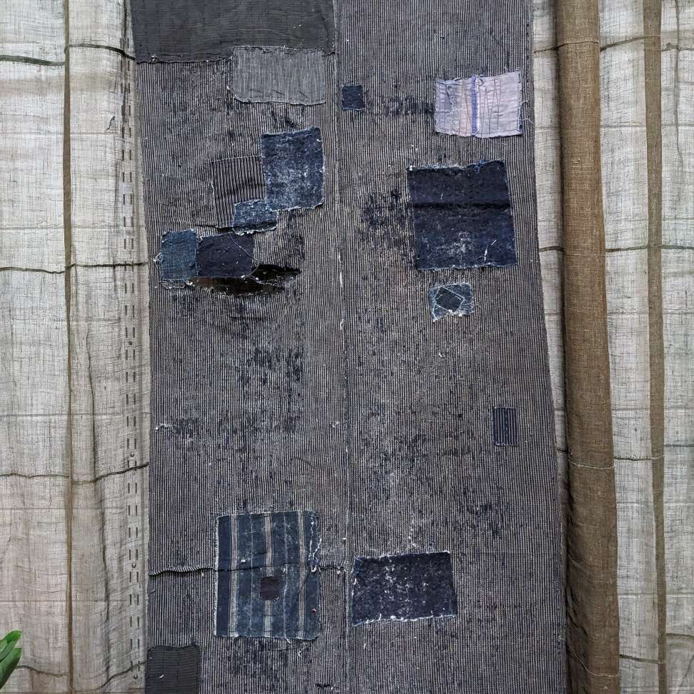 Antique Japanese Indigo Boro Cloth