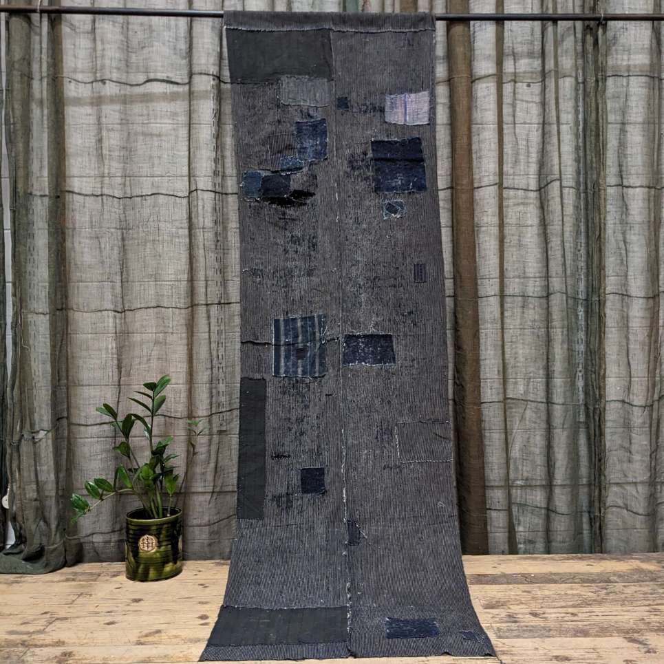 Antique Japanese Indigo Boro Cloth