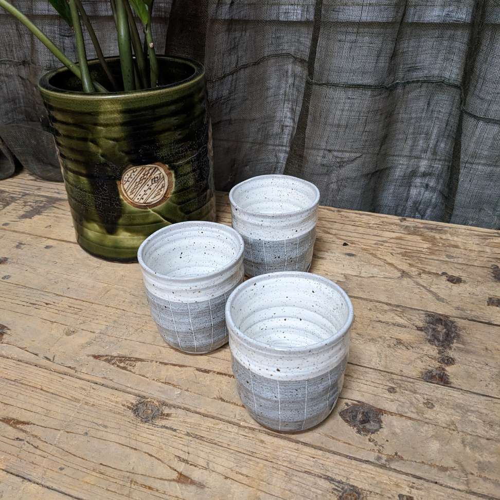Contemporary Japanese Ceramic Cup - Pale Blue