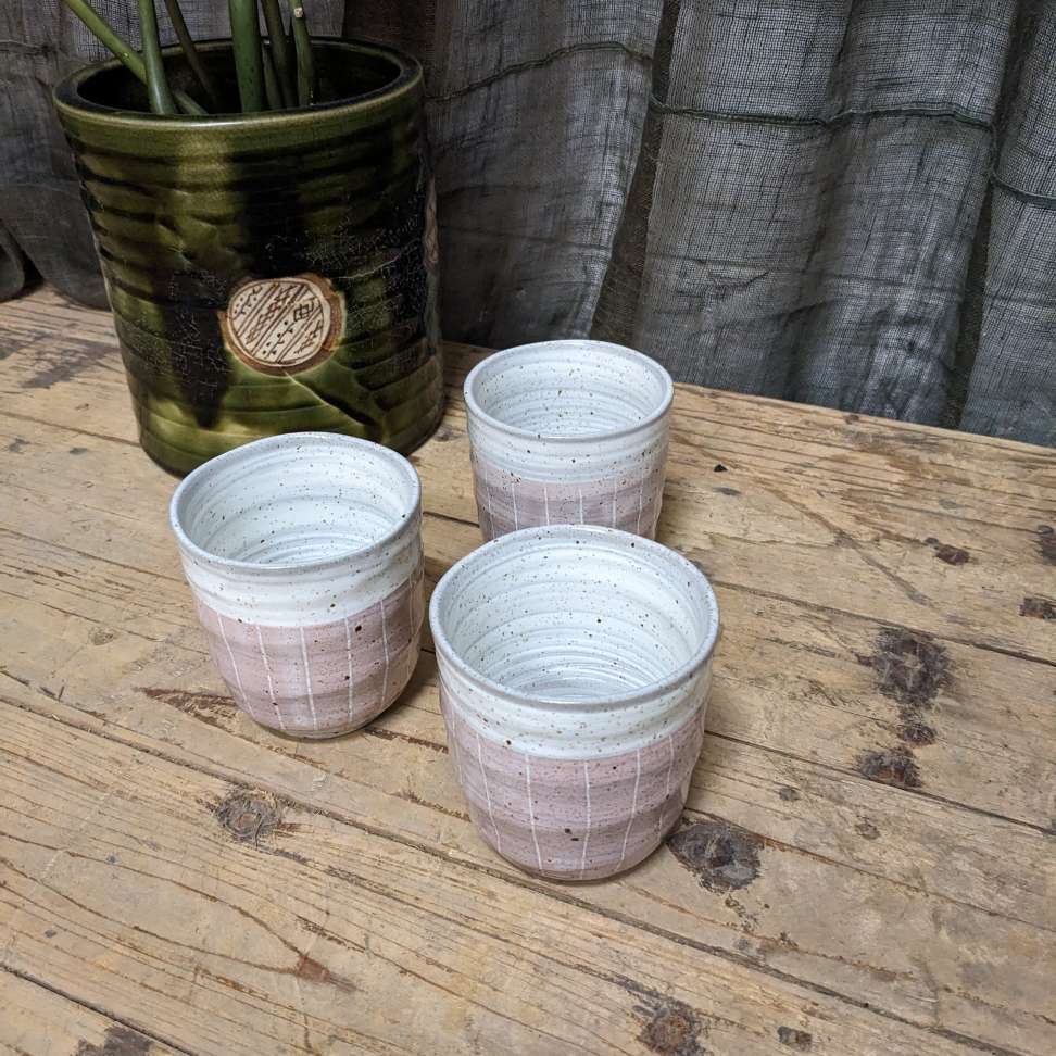 Contemporary Japanese Ceramic Cup - Pale Pink