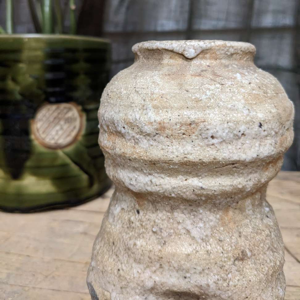 Vintage Japanese Mingei Pottery Vase