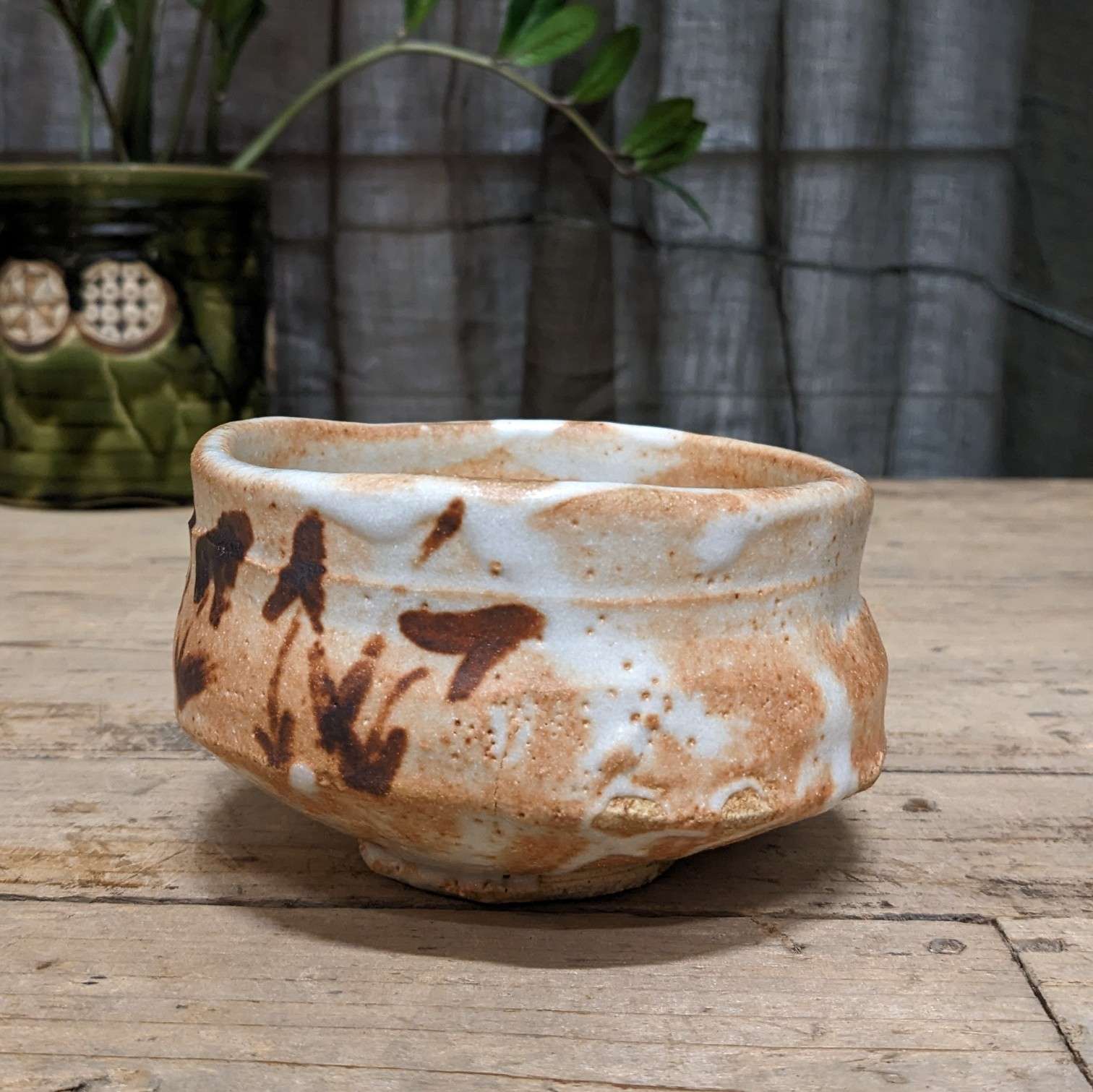 Japanese Chawan, Tea Bowl, Shino Ware