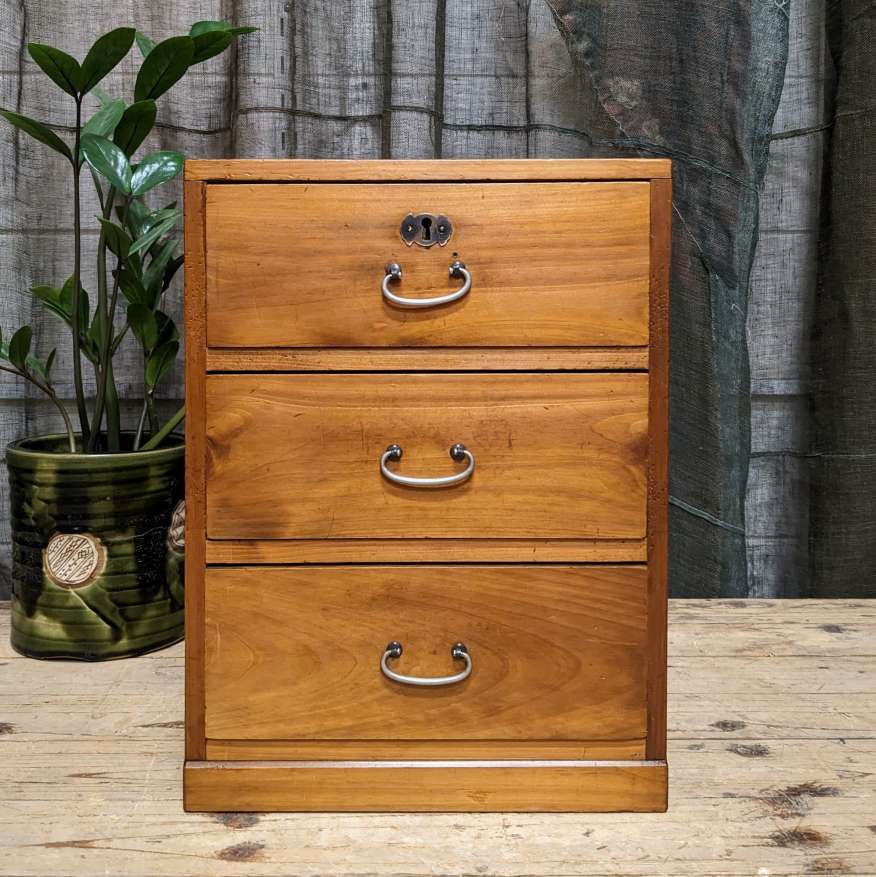 Japanese Document Drawers - Cypress | Showa, c.1950