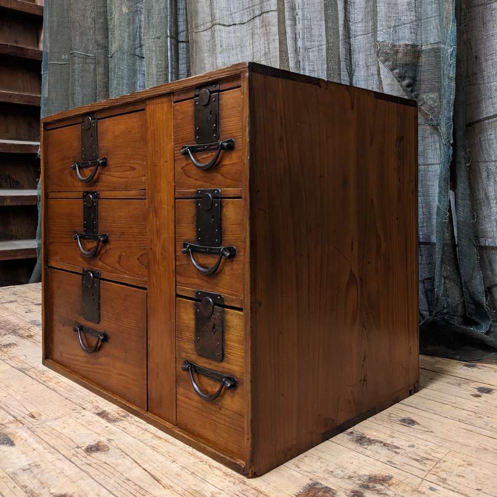 Japanese Small Cabinet - Cypress | c.1890