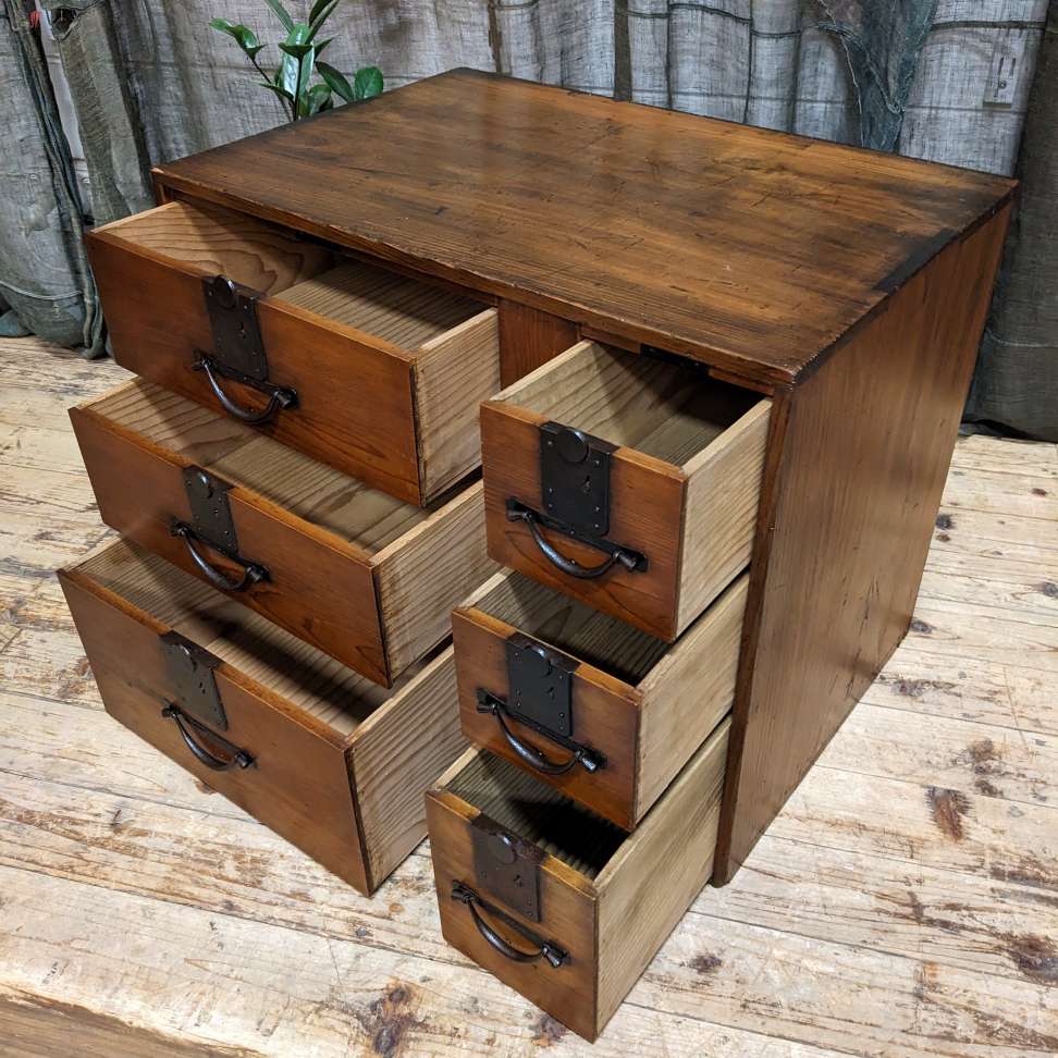 Japanese Small Cabinet - Cypress | c.1890