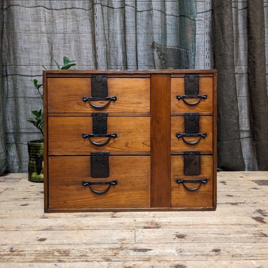 Japanese Small Cabinet - Cypress | c.1890