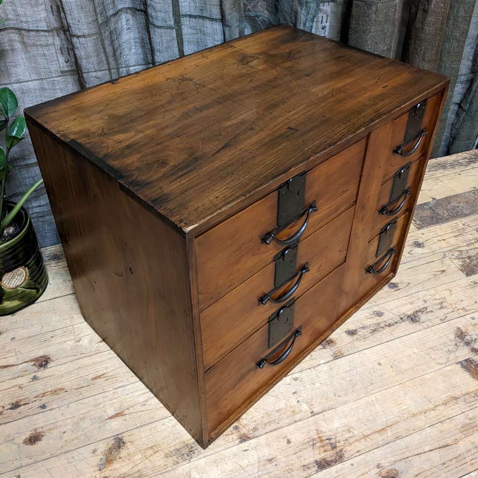 Japanese Small Cabinet - Cypress | c.1890