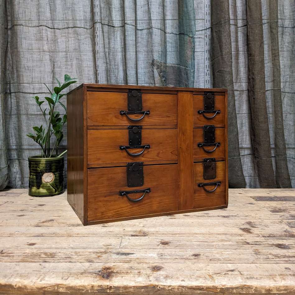 Japanese Small Cabinet - Cypress | c.1890