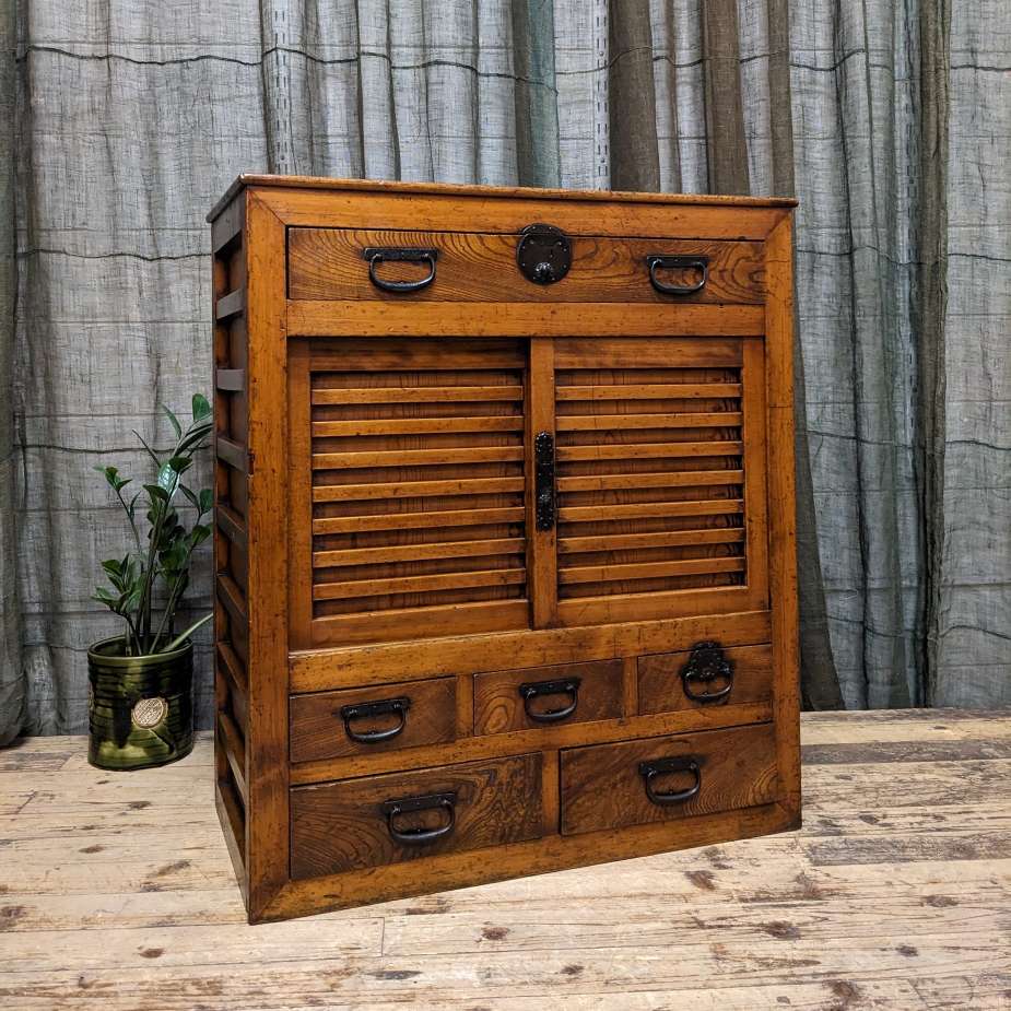 Japanese Choba Dansu, Merchant’s Chest – Cedar & Elm | Meiji