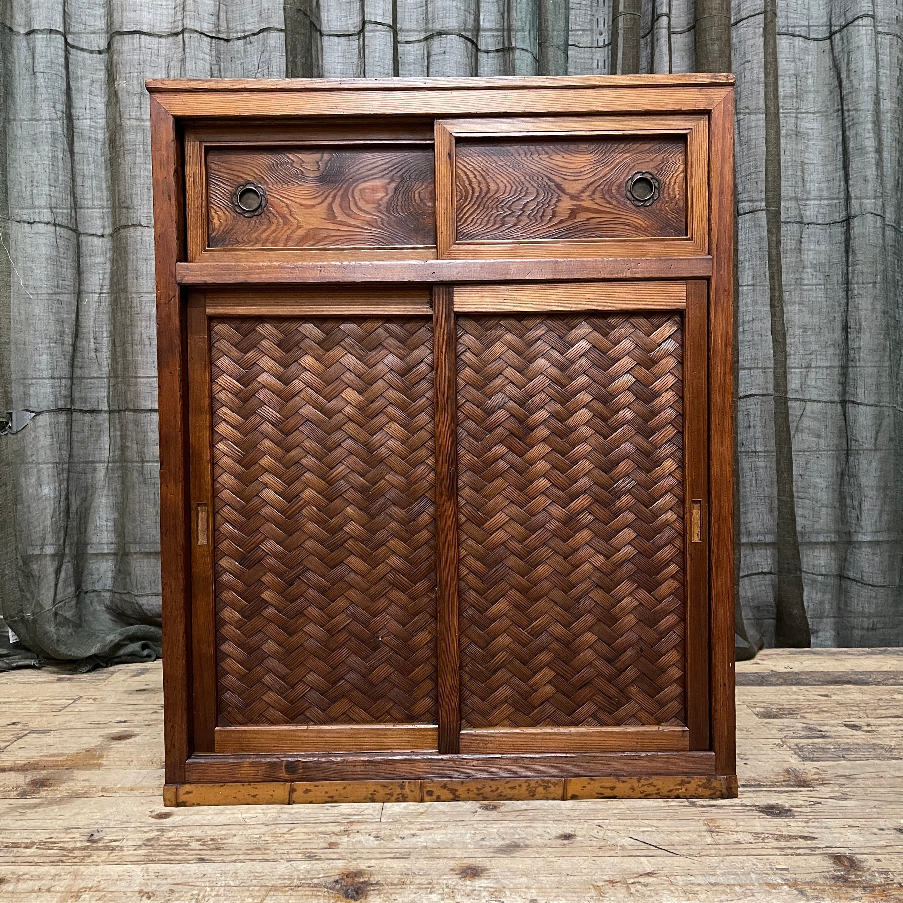 Cha Dansu, Japanese Tea Cabinet - Cedar | Taisho