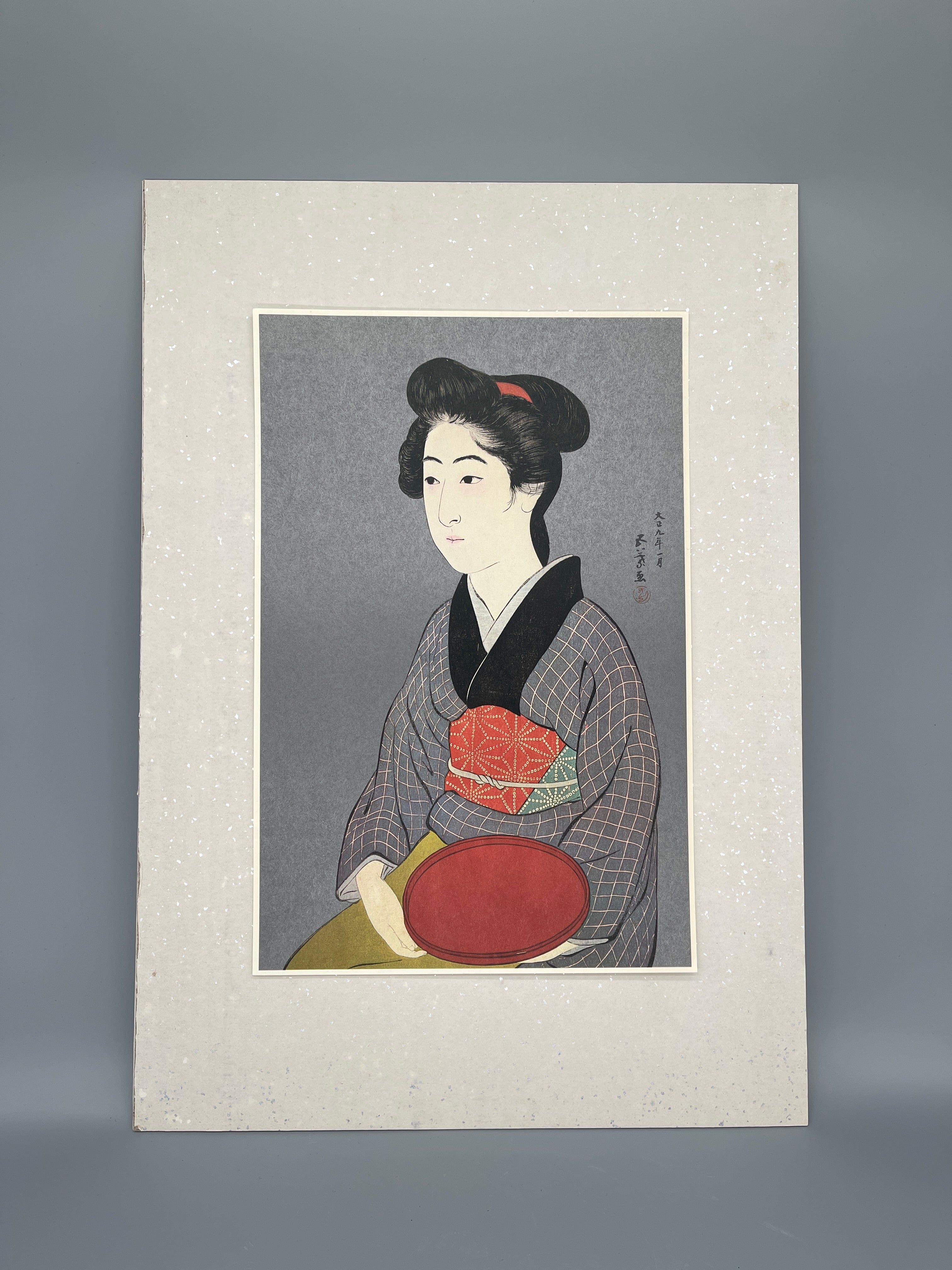 Japanese Woodblock Print By Goyo Hashiguchi