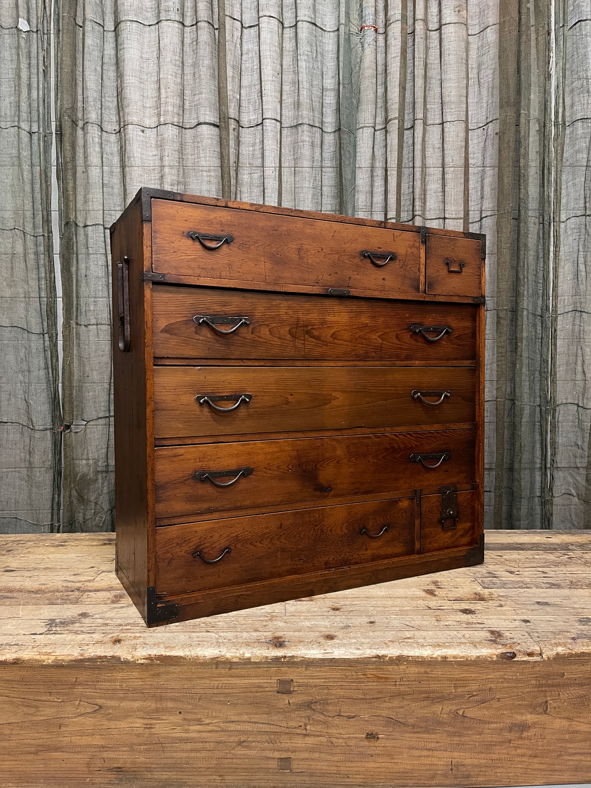 Japanese Isho Dansu, Kimono Storage Chest of Drawers - Cypress | Meiji