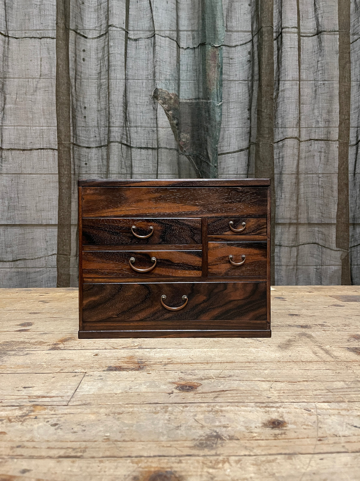Vintage Japanese Sewing Box, Hari Bako | Taisho