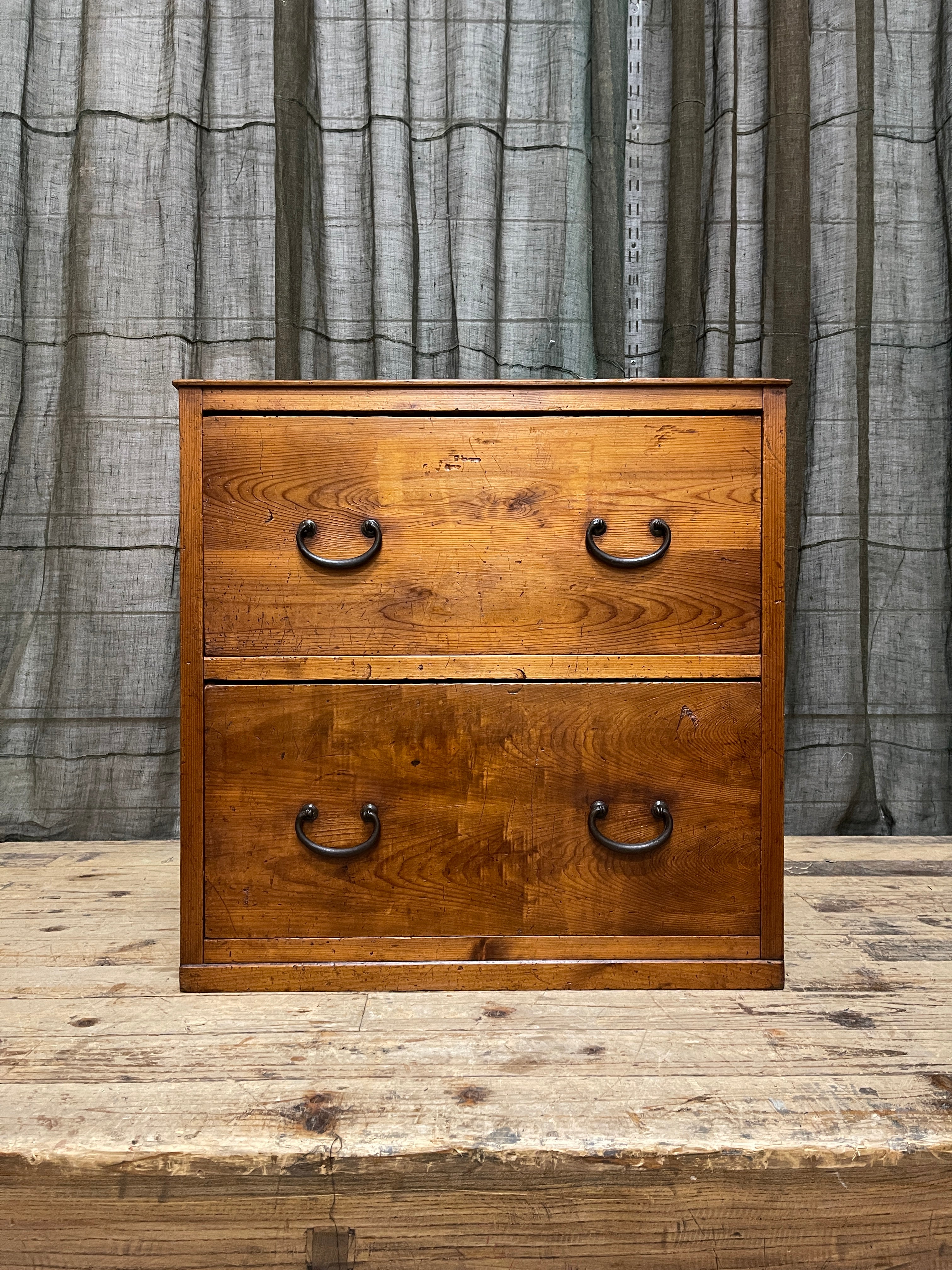 Japanese Two-Drawer Chest - Cypress & Cedar | Meiji