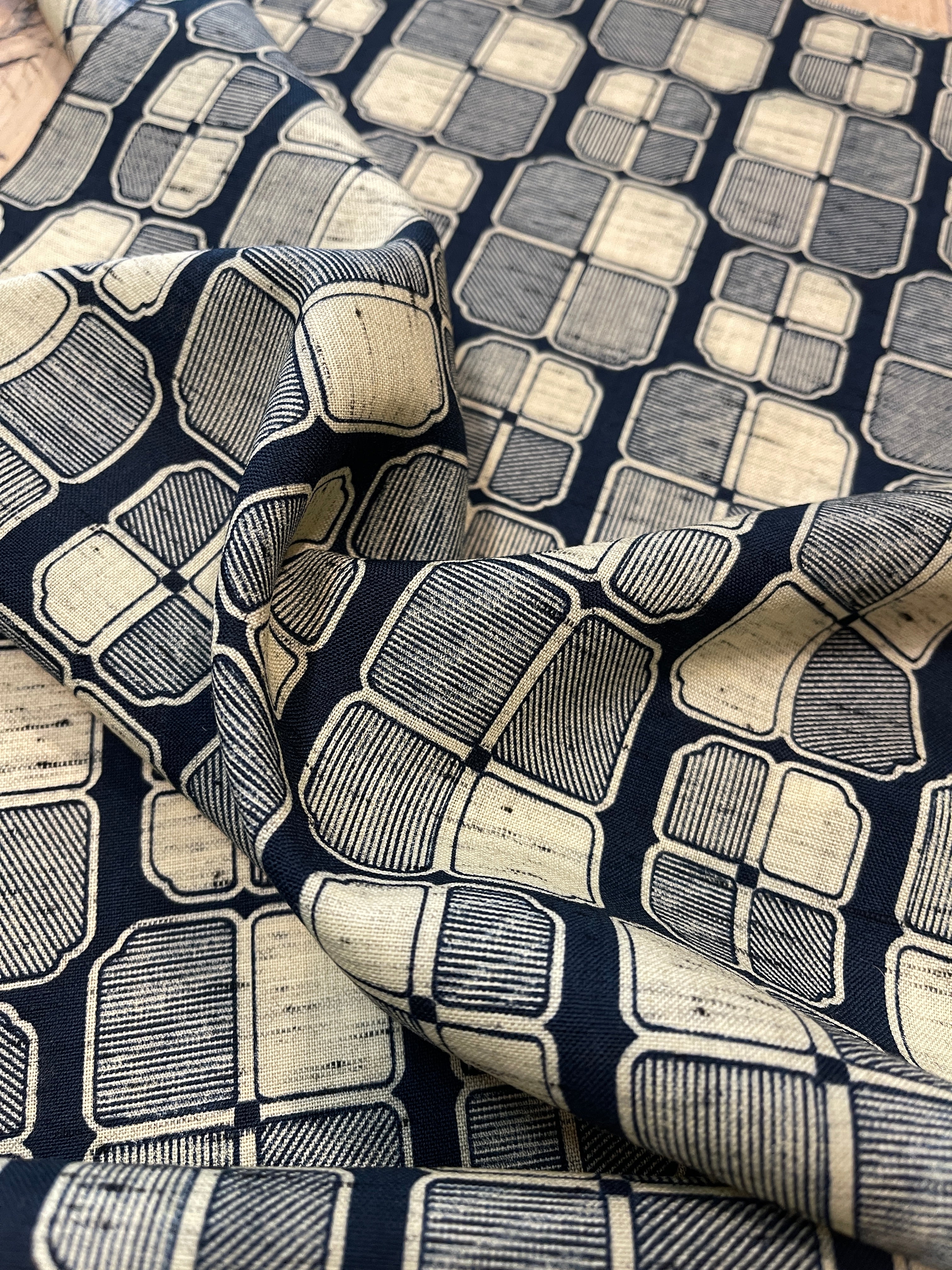 Japanese Wool Fabric Clover