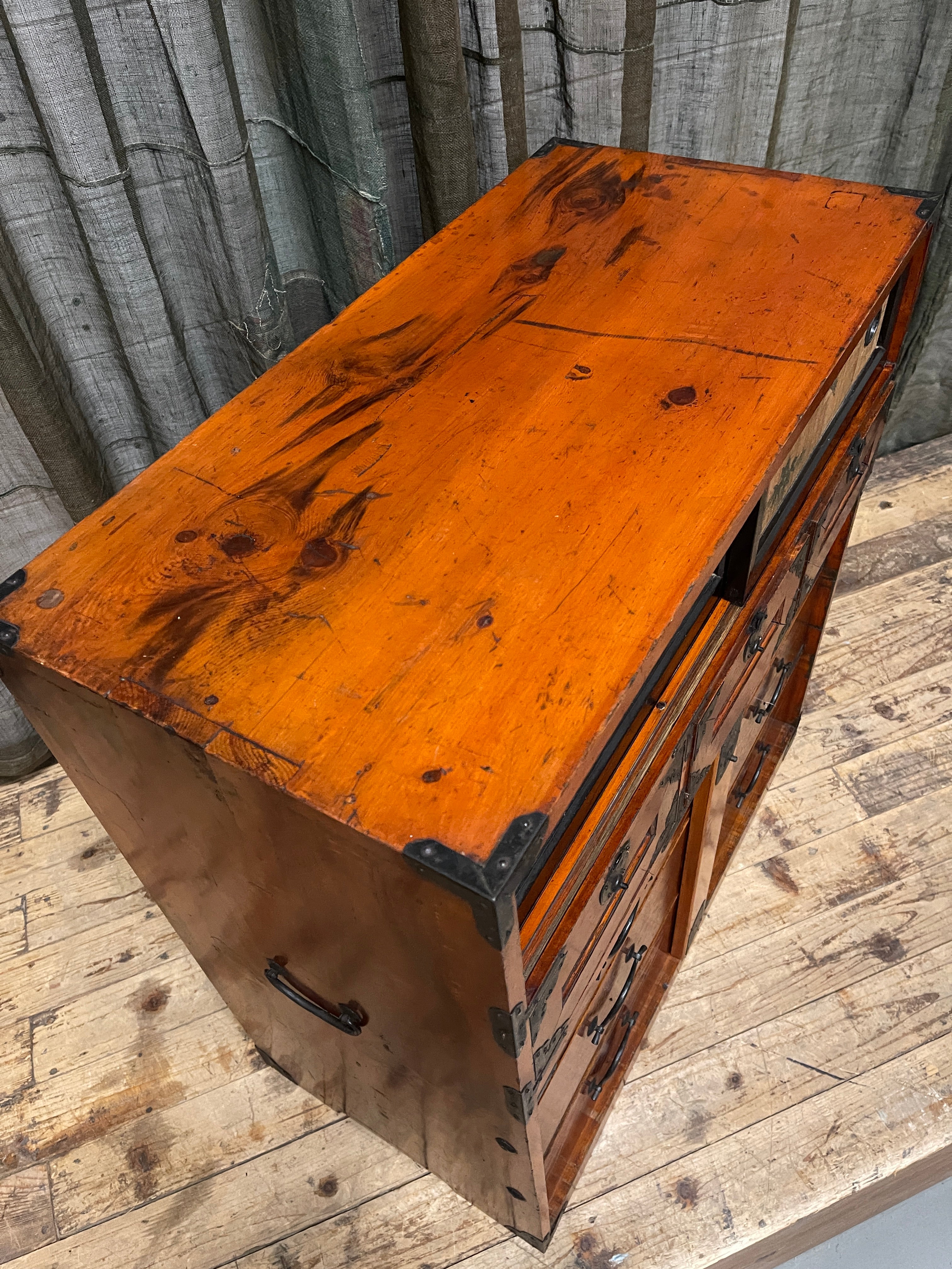 Japanese Storage Cabinet From Gifu - Cypress | Meiji