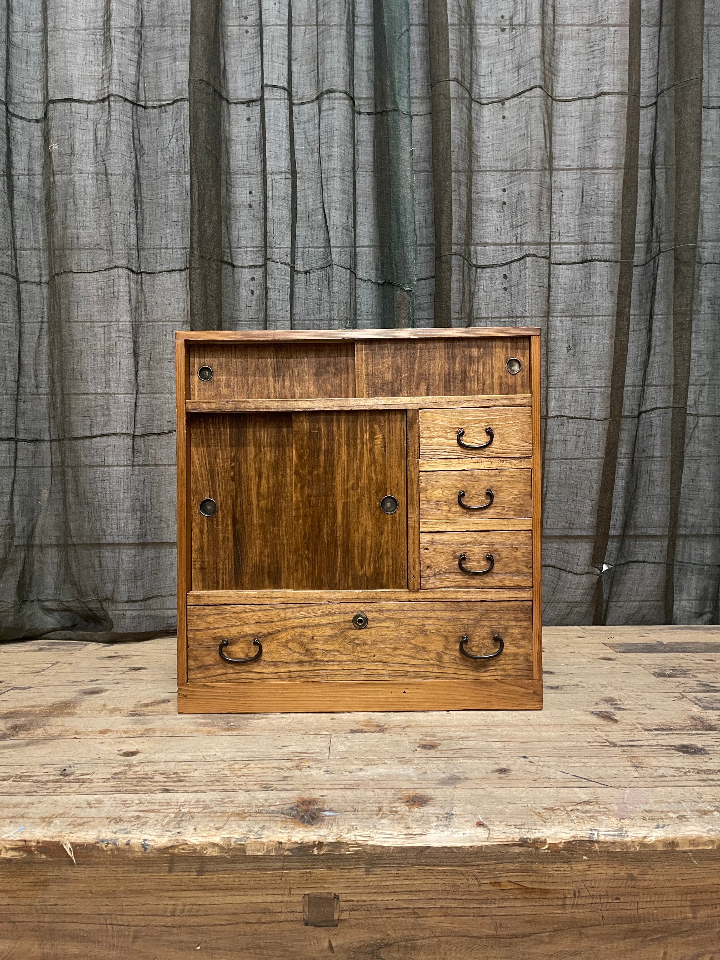 Japanese Side Cabinet - Kiri & Sugi | Midcentury