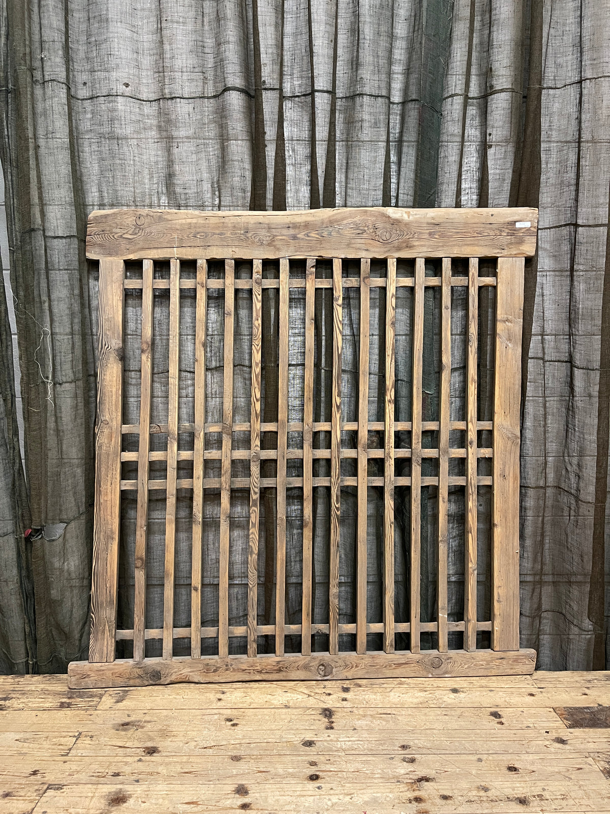 Antique Chinese Wooden Window Panel