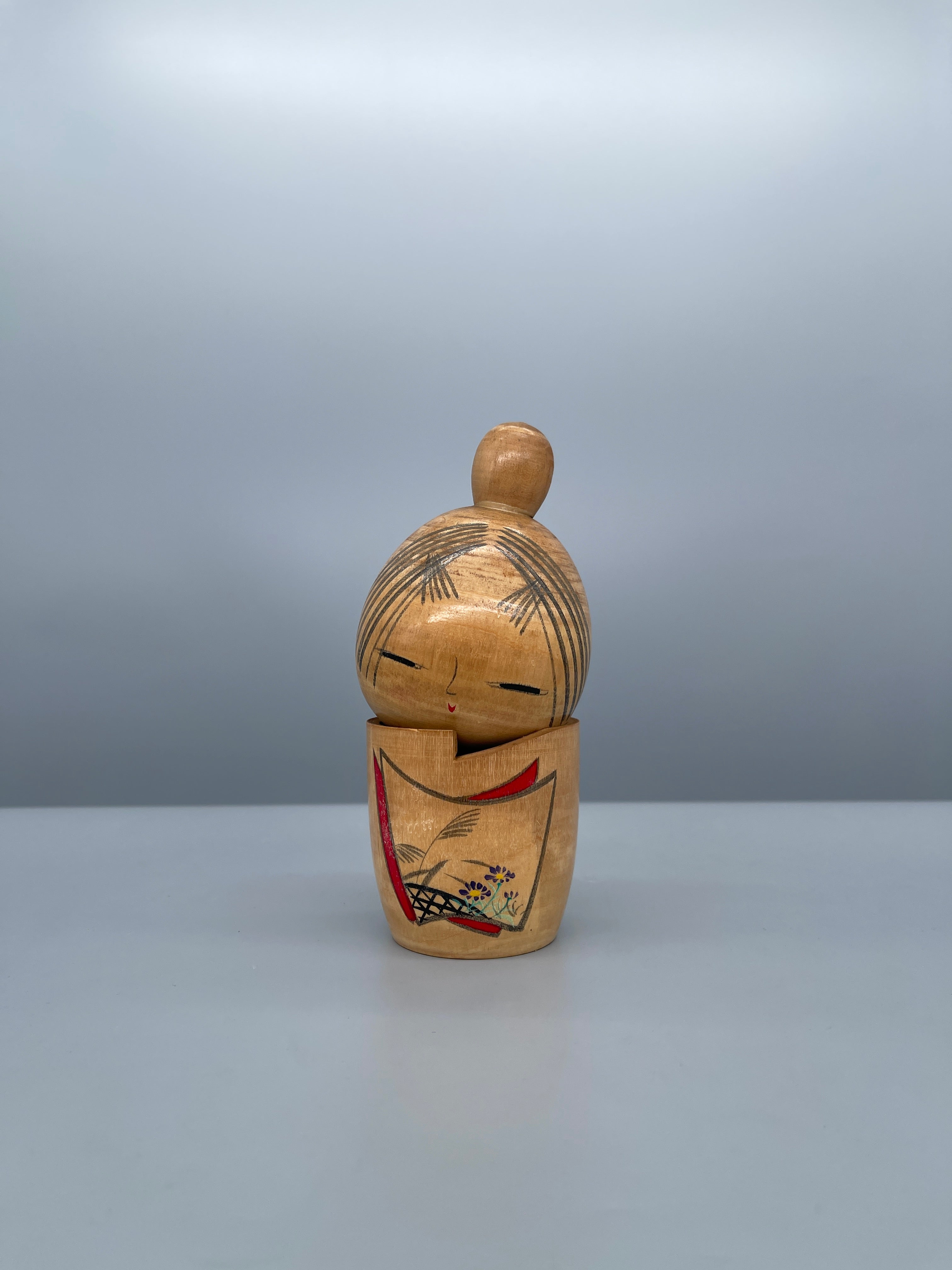 Vintage Japanese Sosaku Kokeshi Doll | c.1960